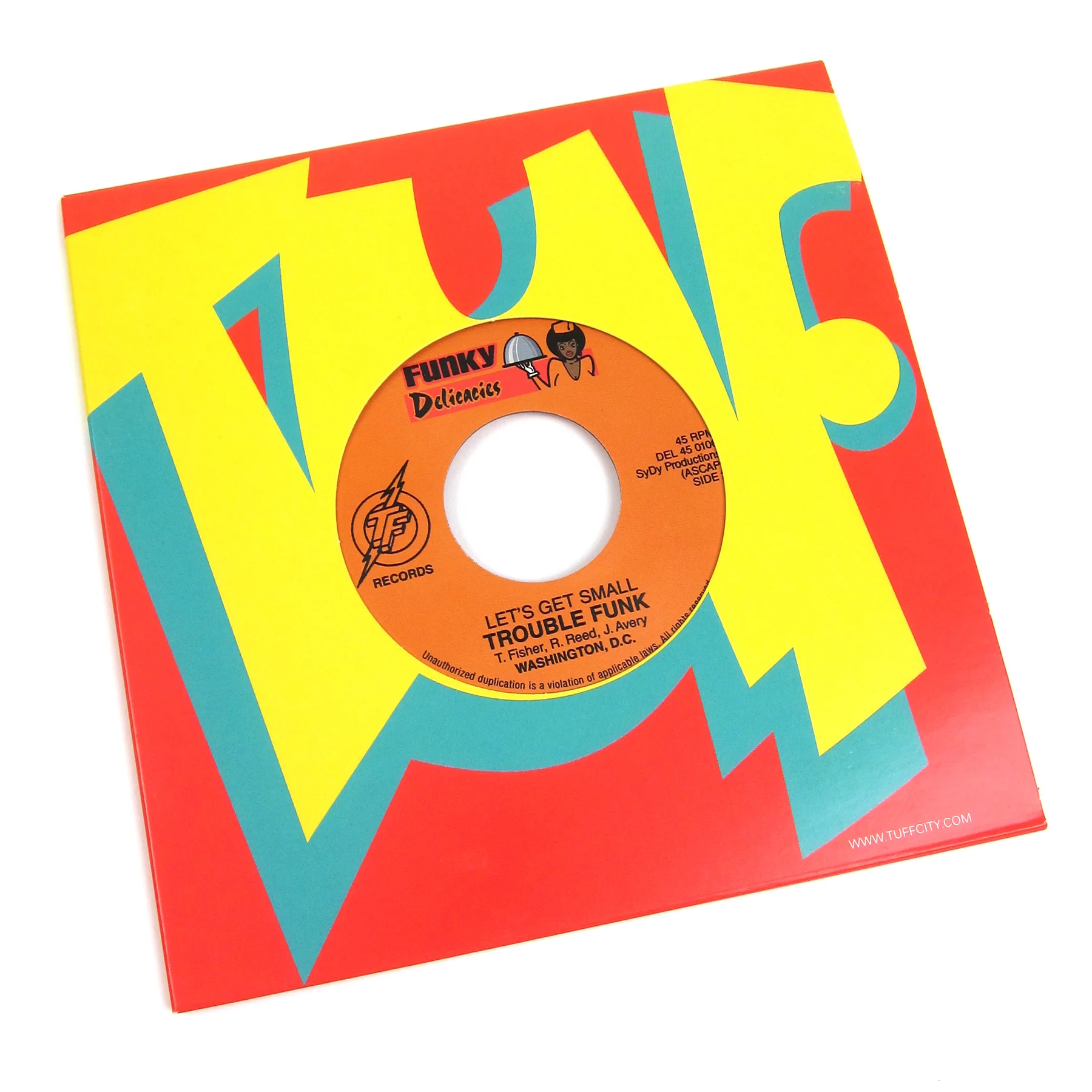 Trouble Funk: Pump Me Up / Let's Get Small Vinyl 7" - Image 2