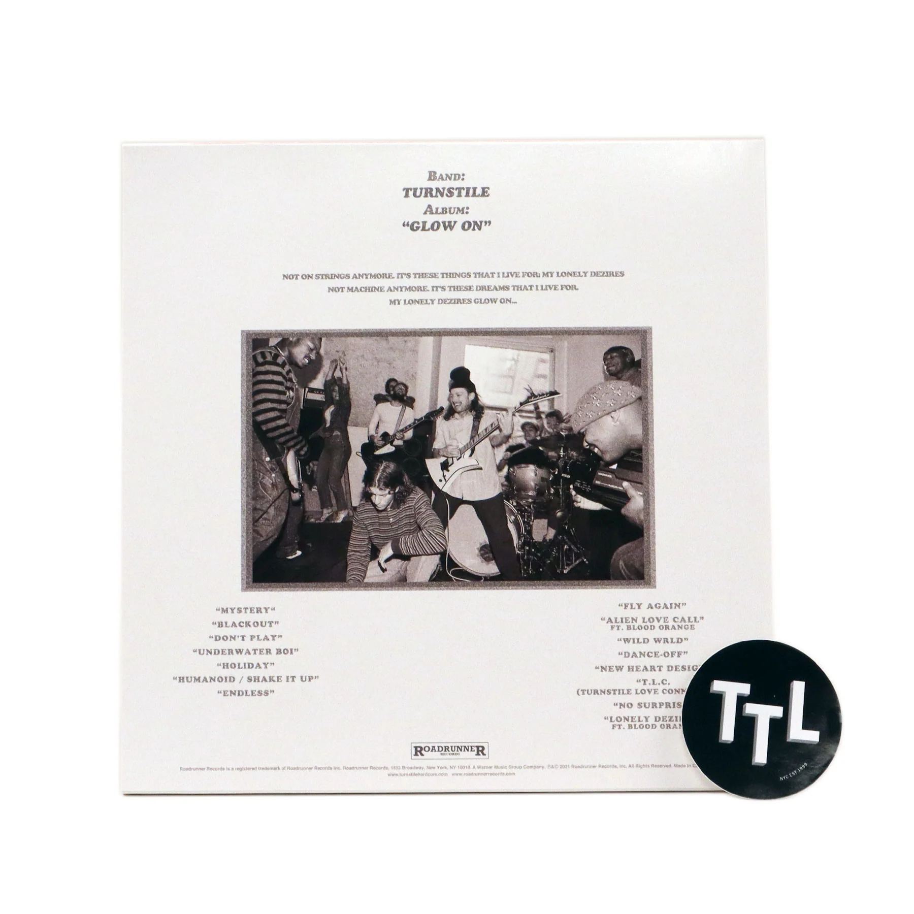 Turnstile: Glow On (Indie Exclusive Colored Vinyl) Vinyl LP - Image 3