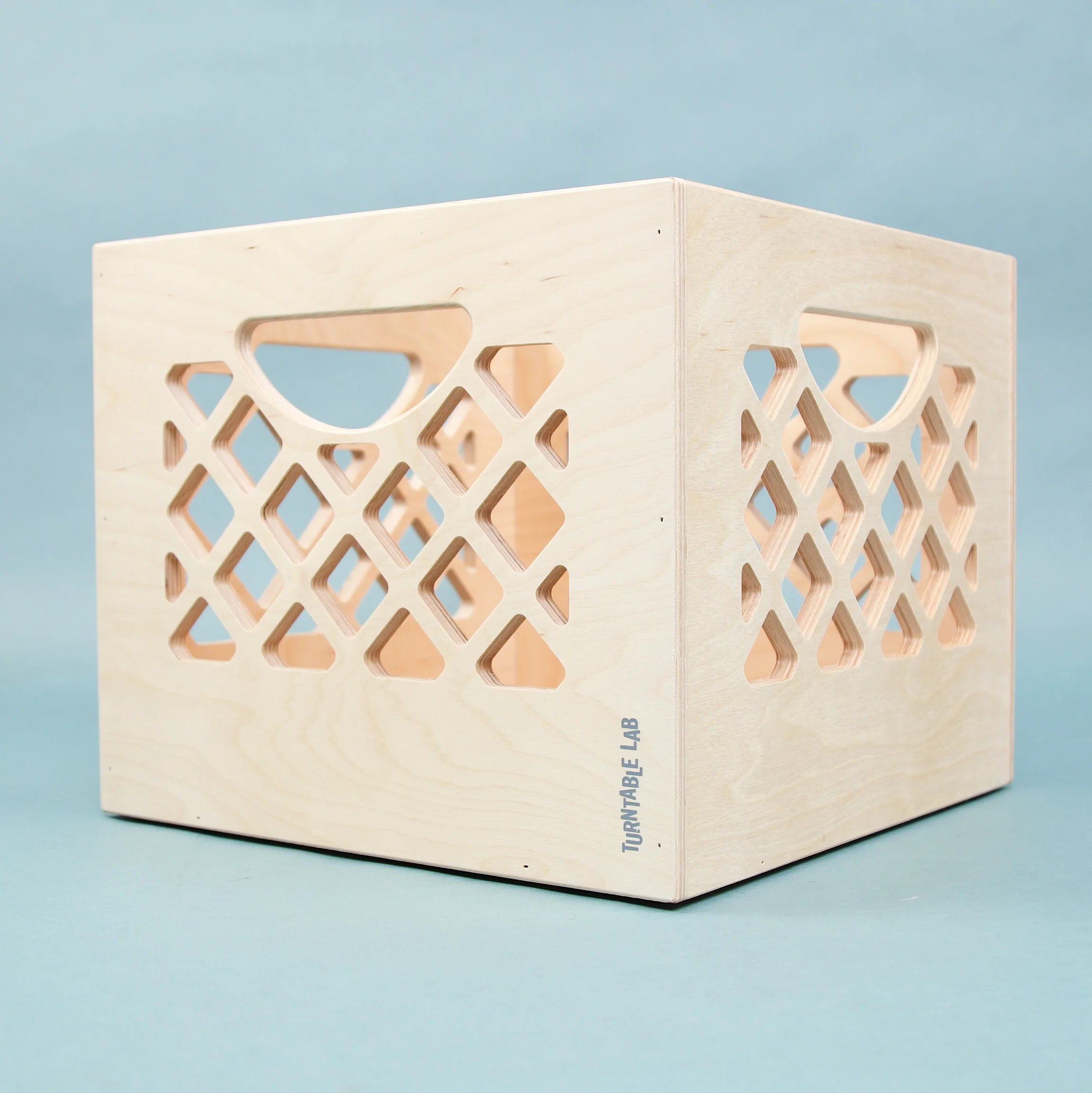Turntable Lab: Classic Wooden Record Storage Crate - Image 3