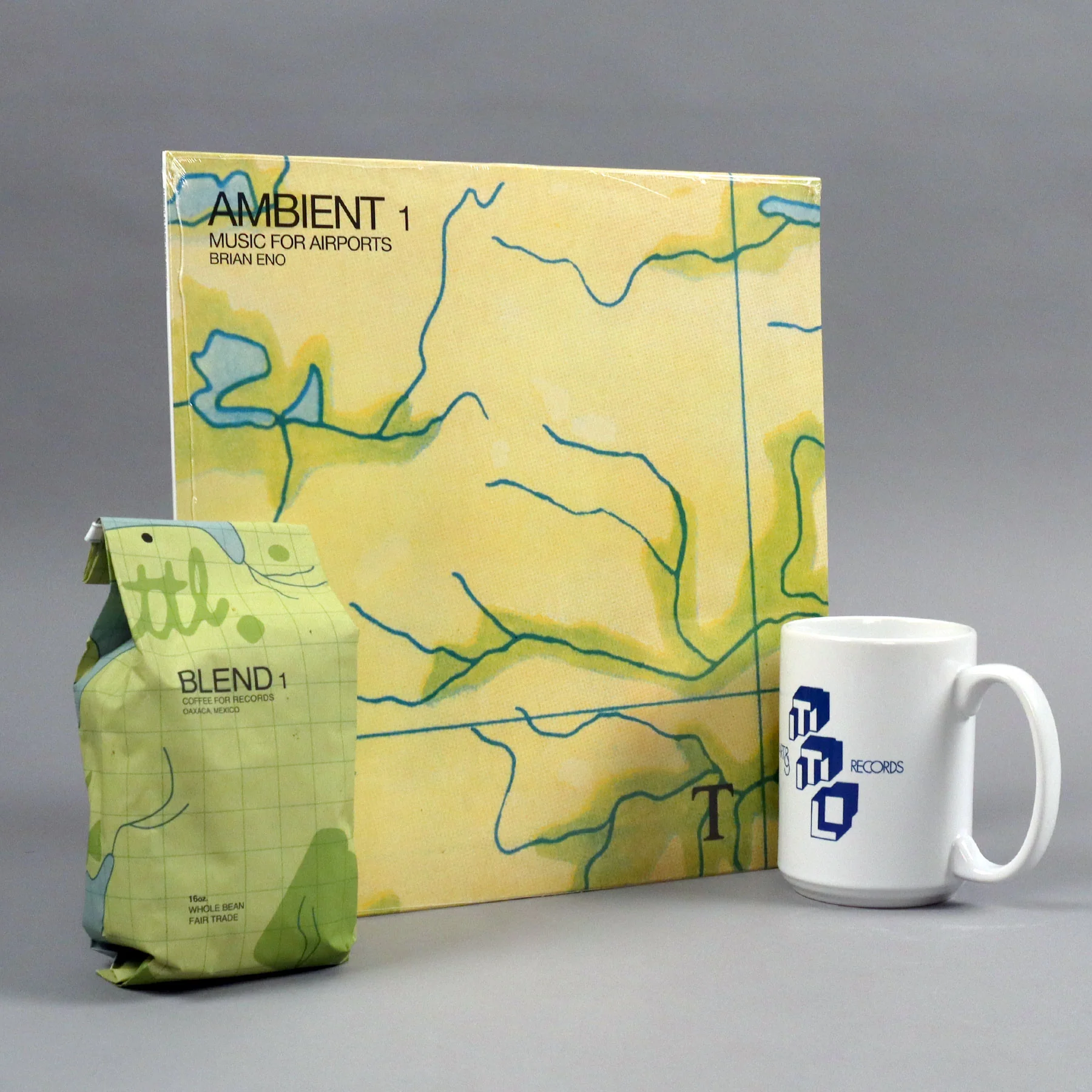 Turntable Lab: Coffee + Mug Set - Music For Airports Vinyl LP - Image 2