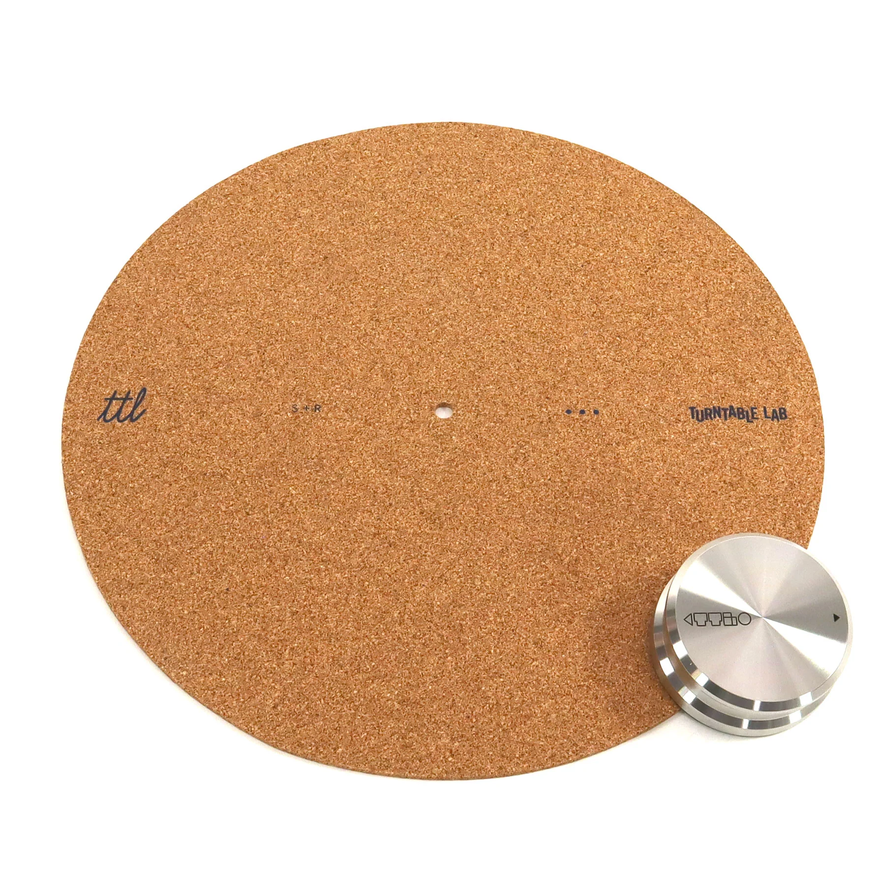 Turntable Lab: Cork Record Mat + Record Weight Bundle - Image 3