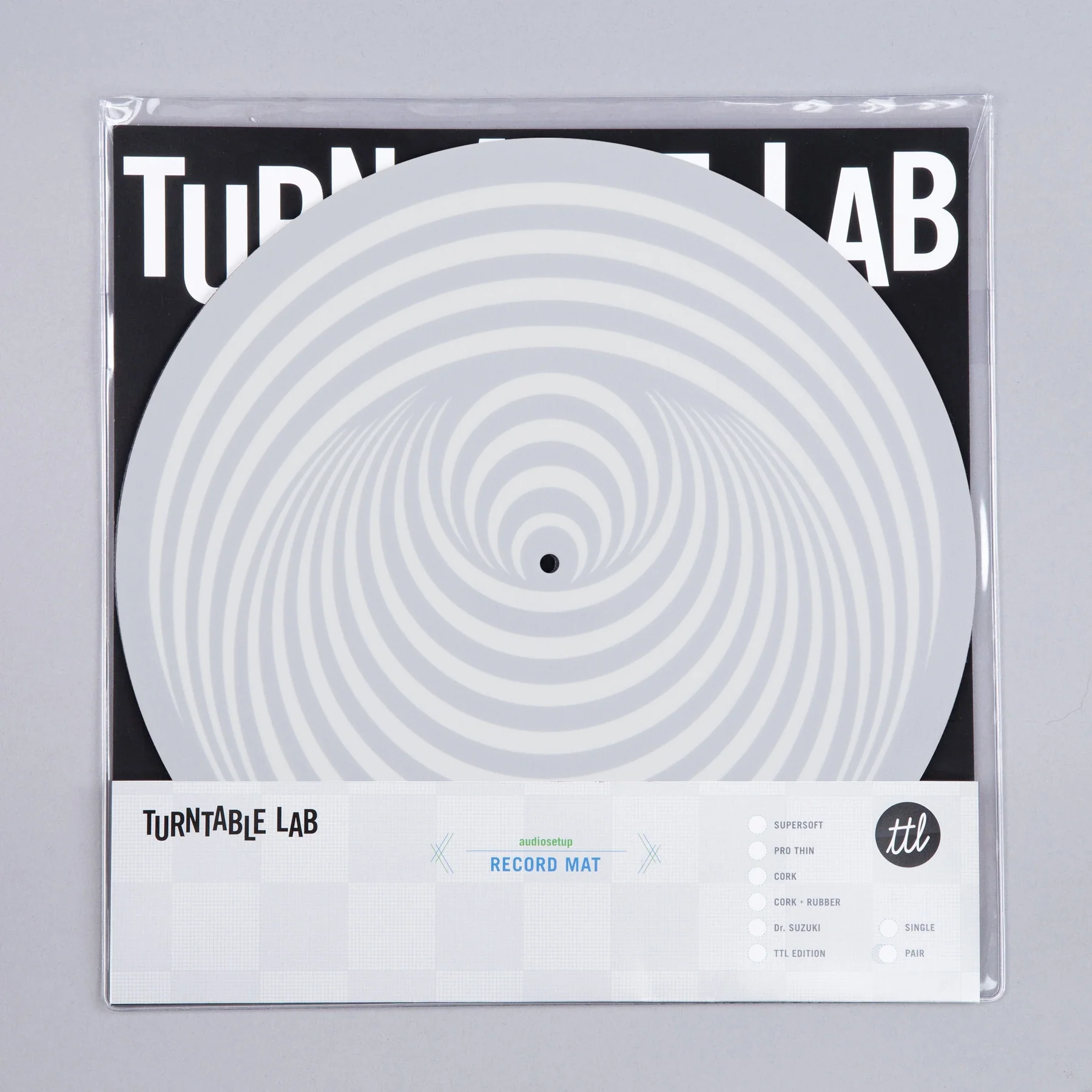 Turntable Lab: Ed Hertz Slipmat - Greyscale / Single - Image 4