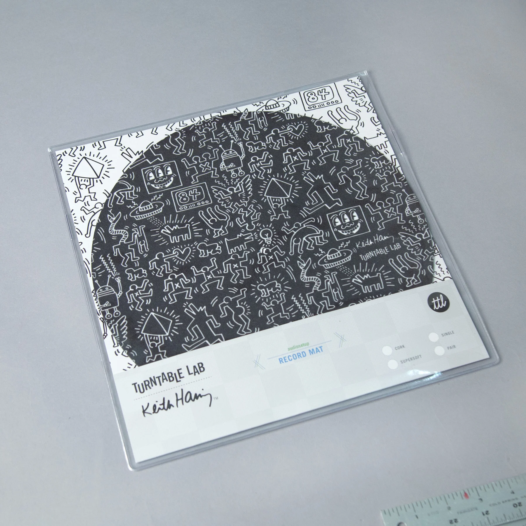 Turntable Lab: Keith Haring Record Mat (Deadstock) - Image 4