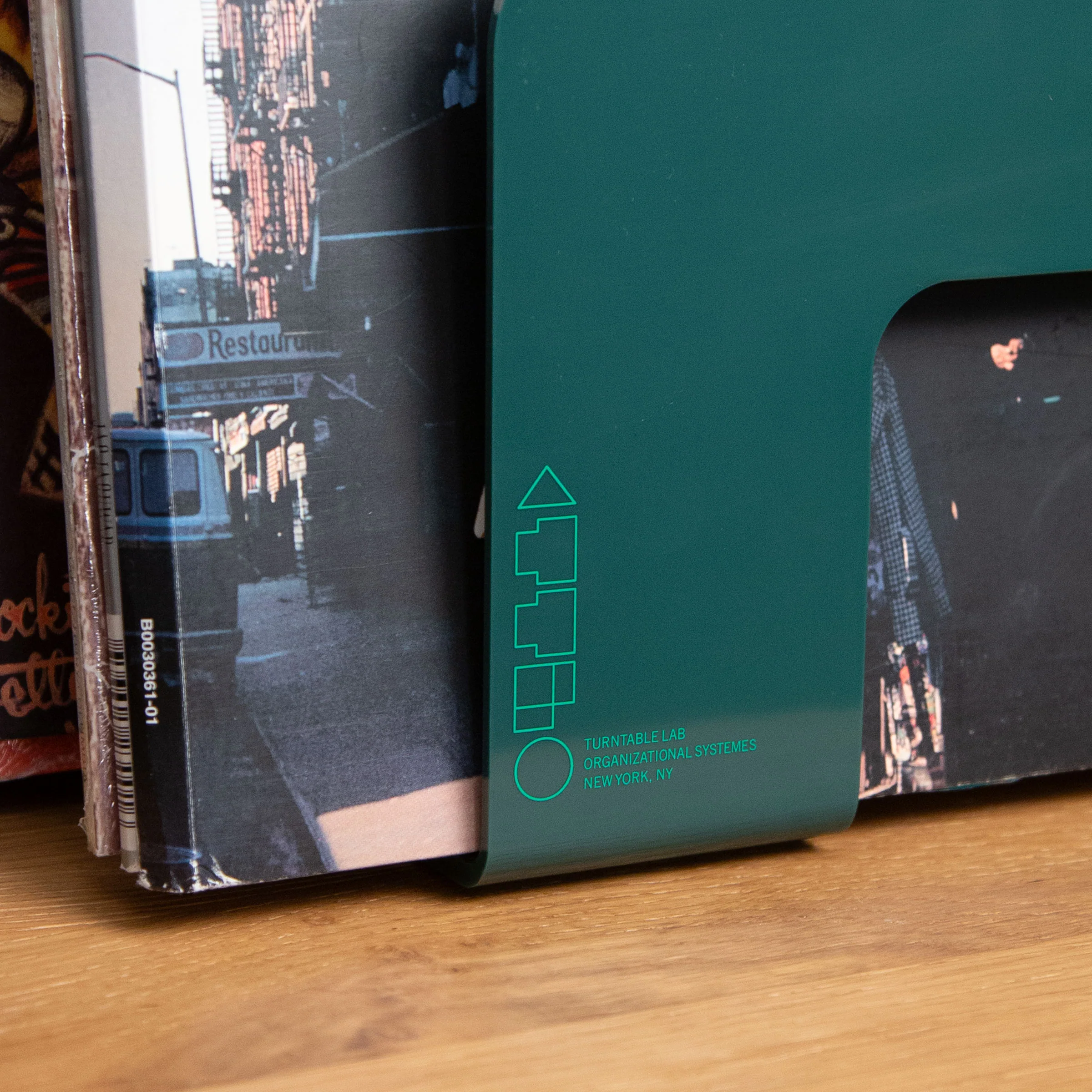 Turntable Lab: Mod3 Vinyl Record Rack Organizer - Green - Image 3