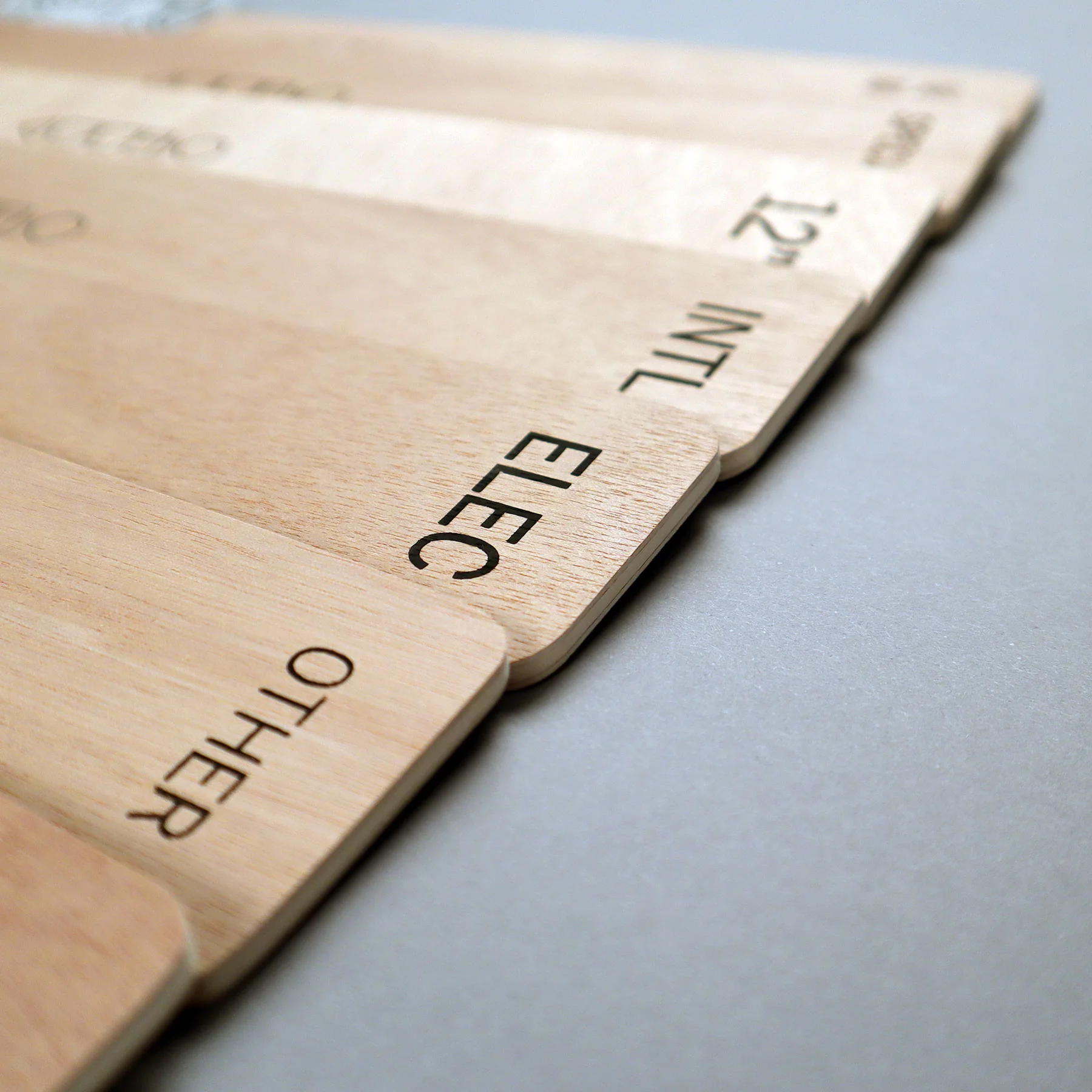 Turntable Lab: Wooden LP Dividers For Vinyl Records - Genre - Image 5