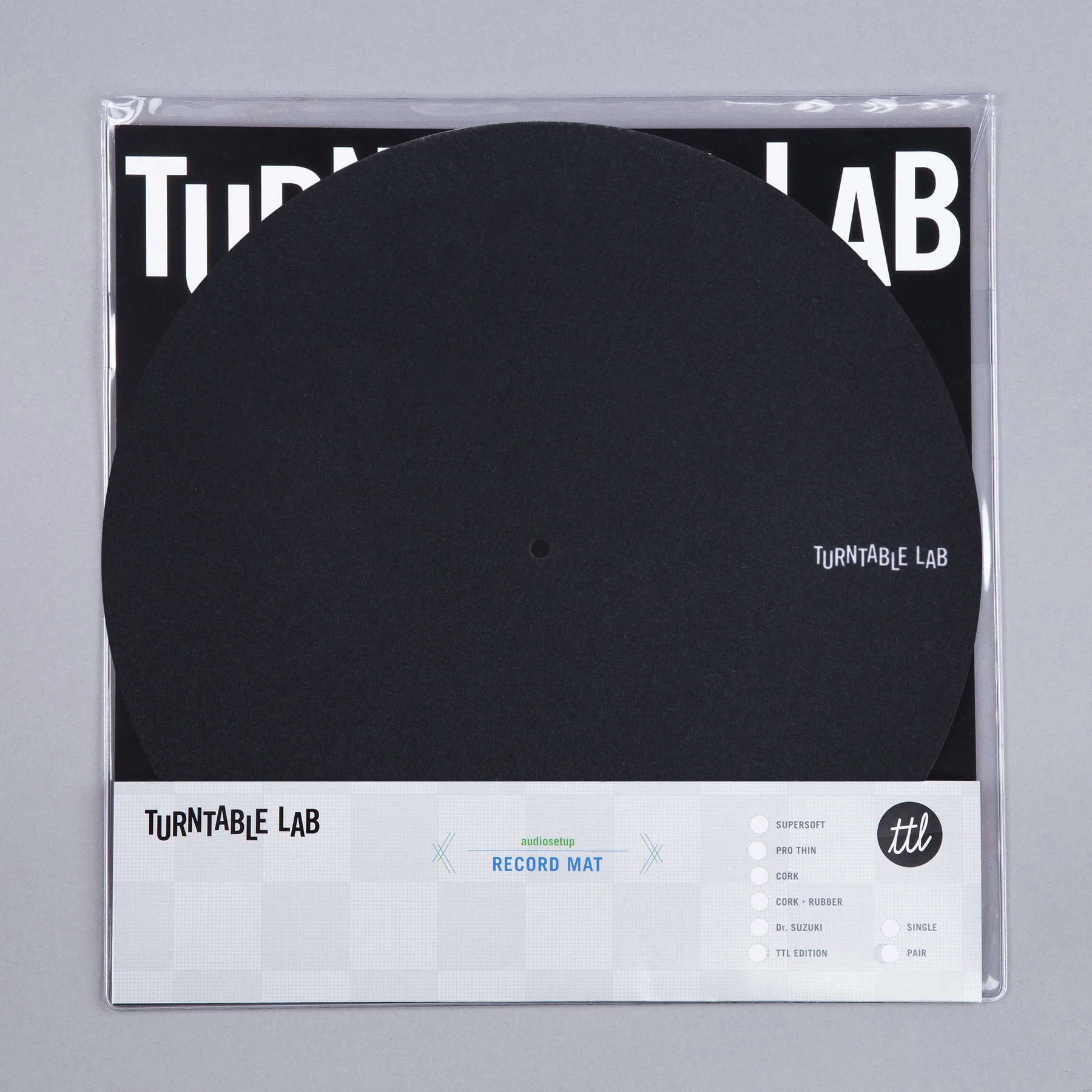 Turntable Lab: Pro Thin Slipmat Record Mats (Technics Style) - Black - Image 3