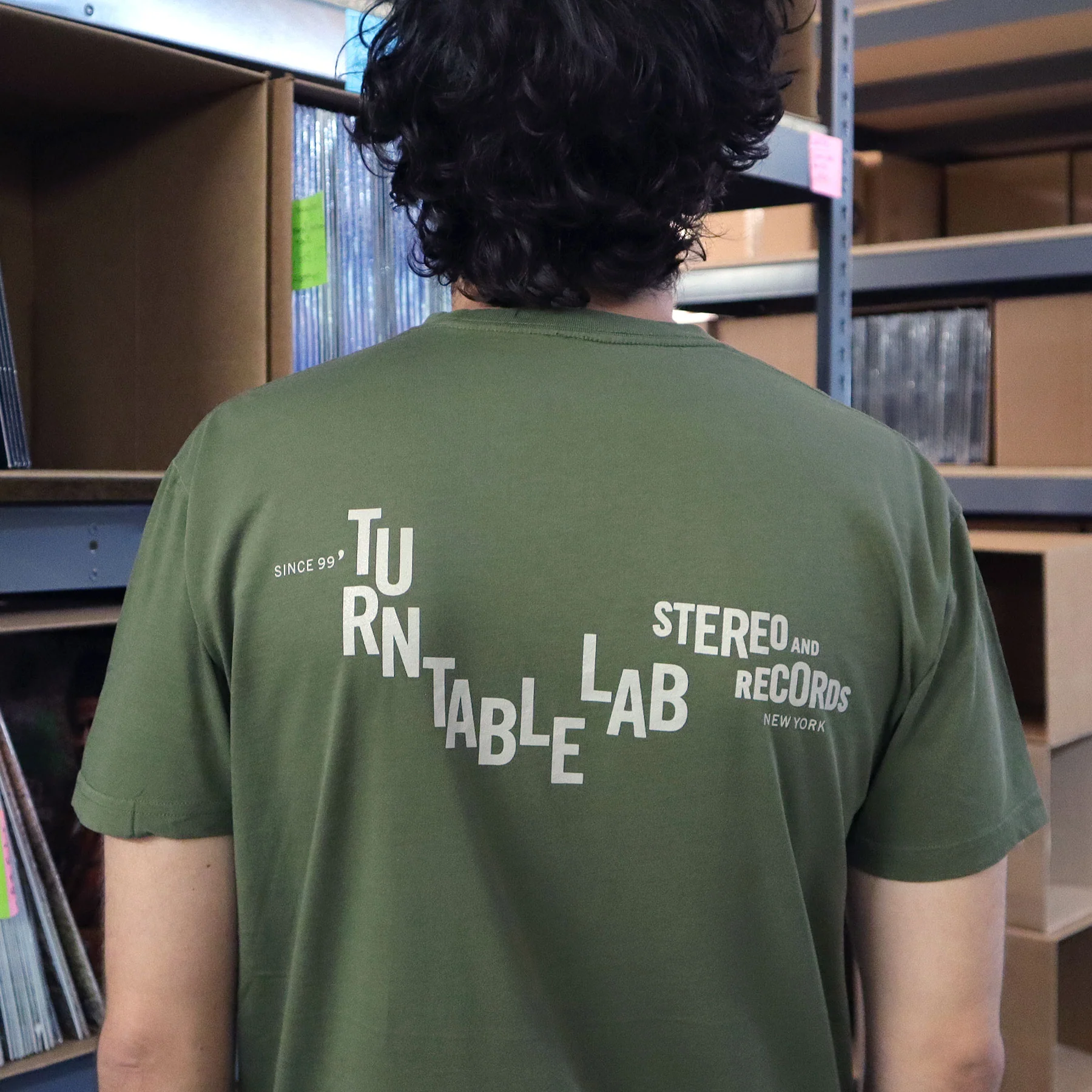 Turntable Lab: Stereo and Records 02 Shirt - Army - Image 6