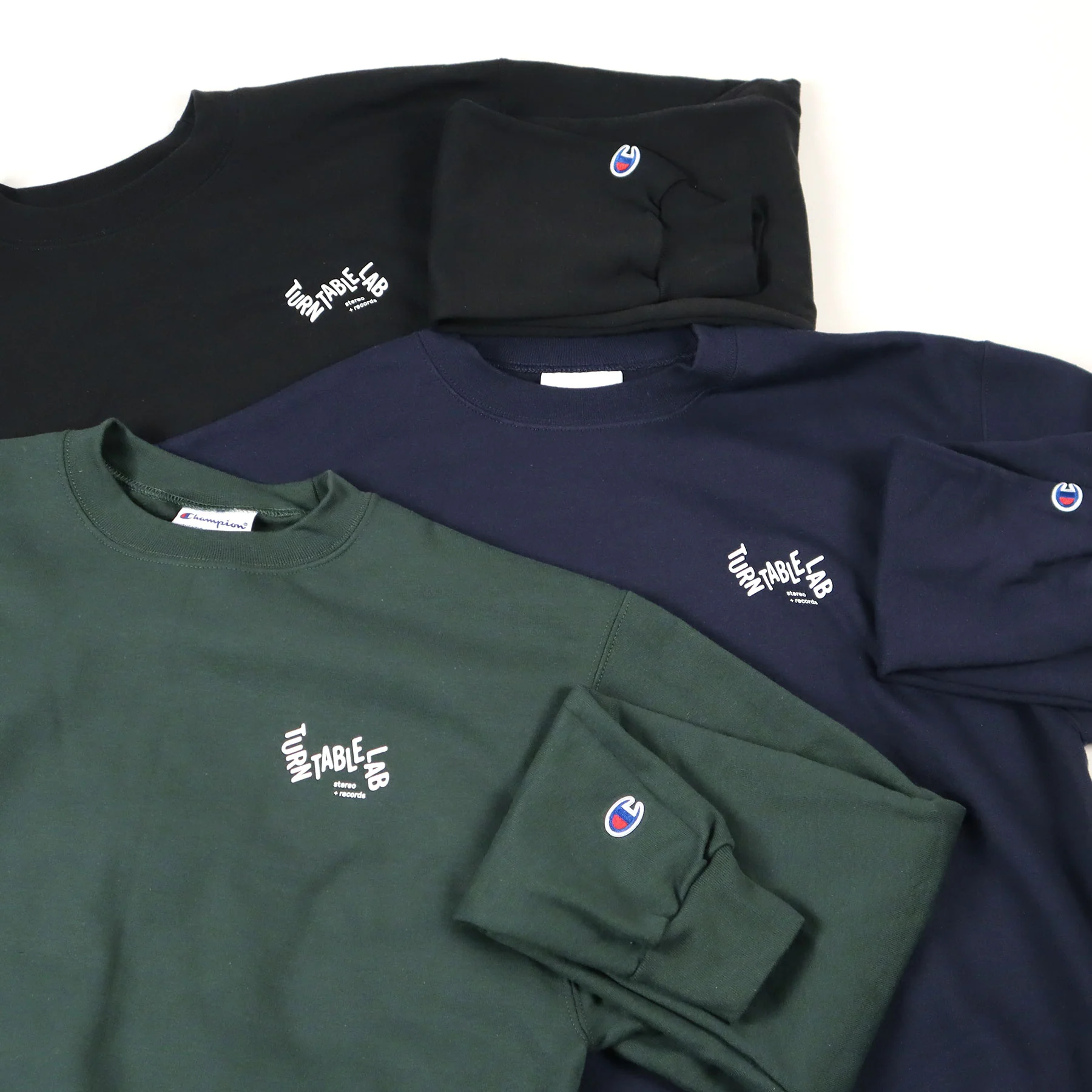 Turntable Lab: Stereo + Records 02 Crewneck Sweatshirt - Image 3