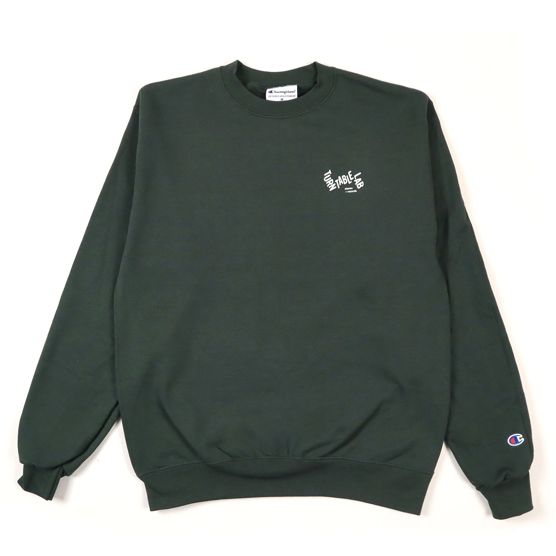 Turntable Lab: Stereo + Records 02 Crewneck Sweatshirt - Image 9