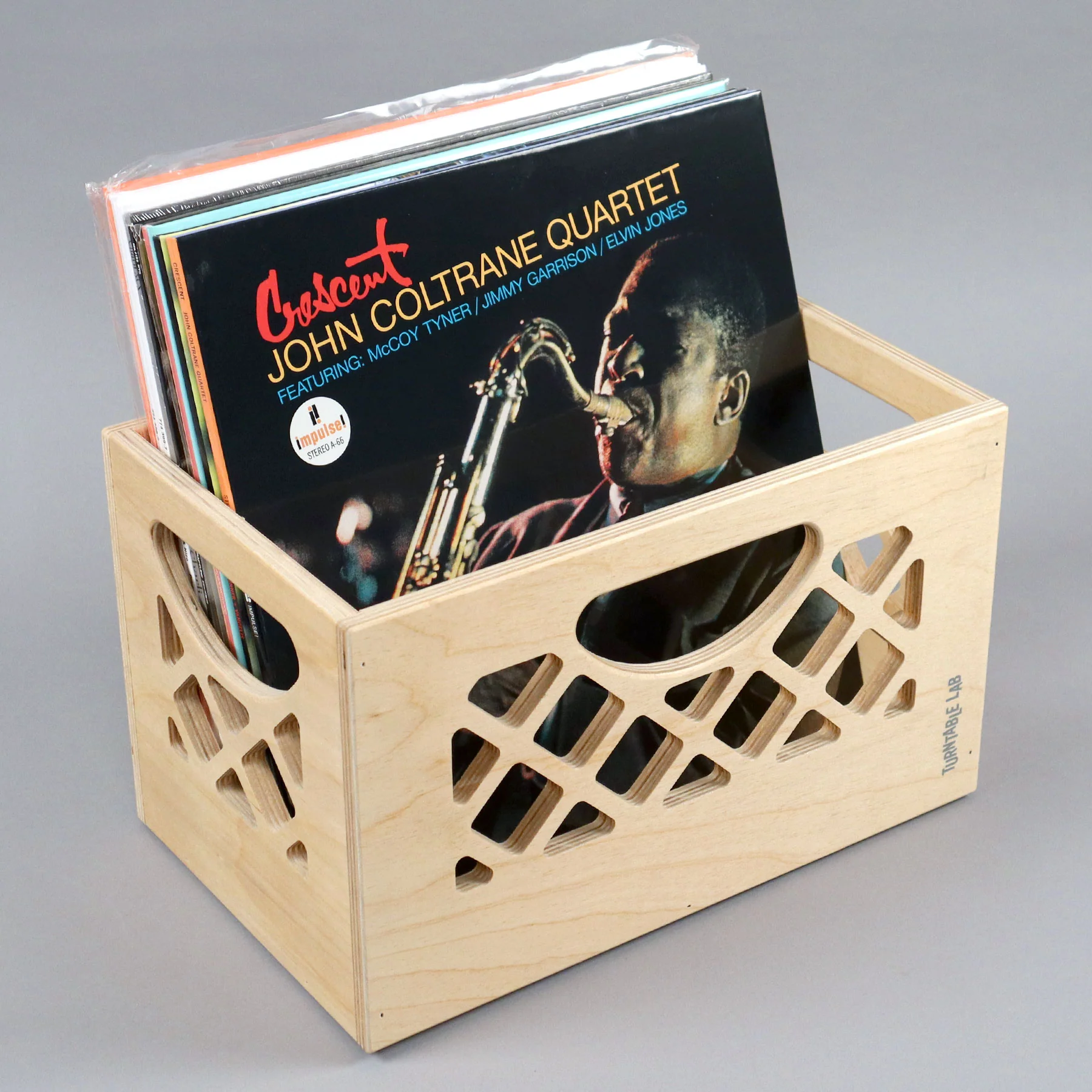 Turntable Lab: Browser Wooden Record Storage Crate for 7" / LPs - Image 2