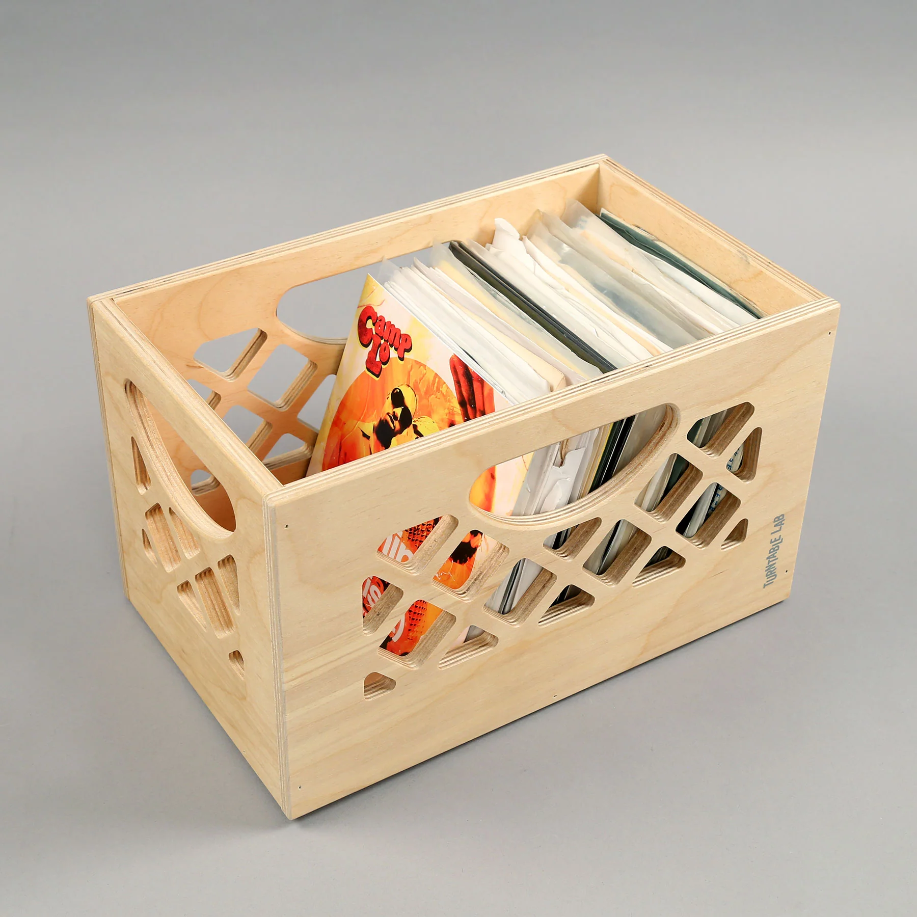 Turntable Lab: Browser Wooden Record Storage Crate for 7" / LPs - Image 3