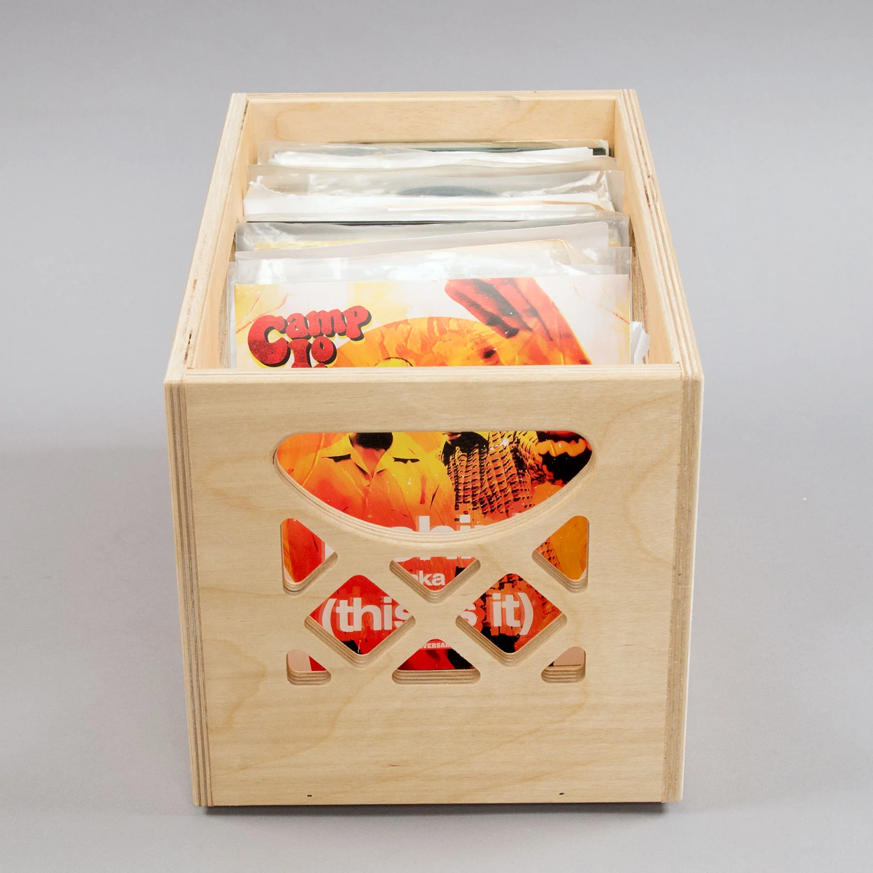 Turntable Lab: Browser Wooden Record Storage Crate for 7" / LPs - Image 4