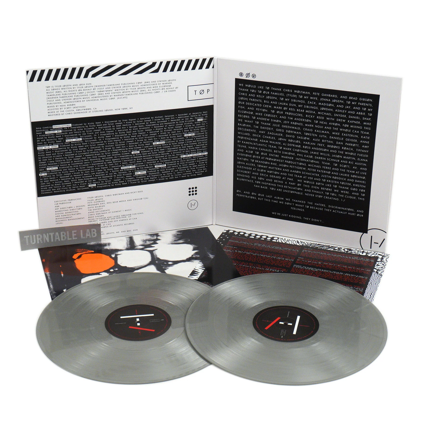 Twenty One Pilots: Blurryface (Silver Colored Vinyl) Vinyl LP - Image 2