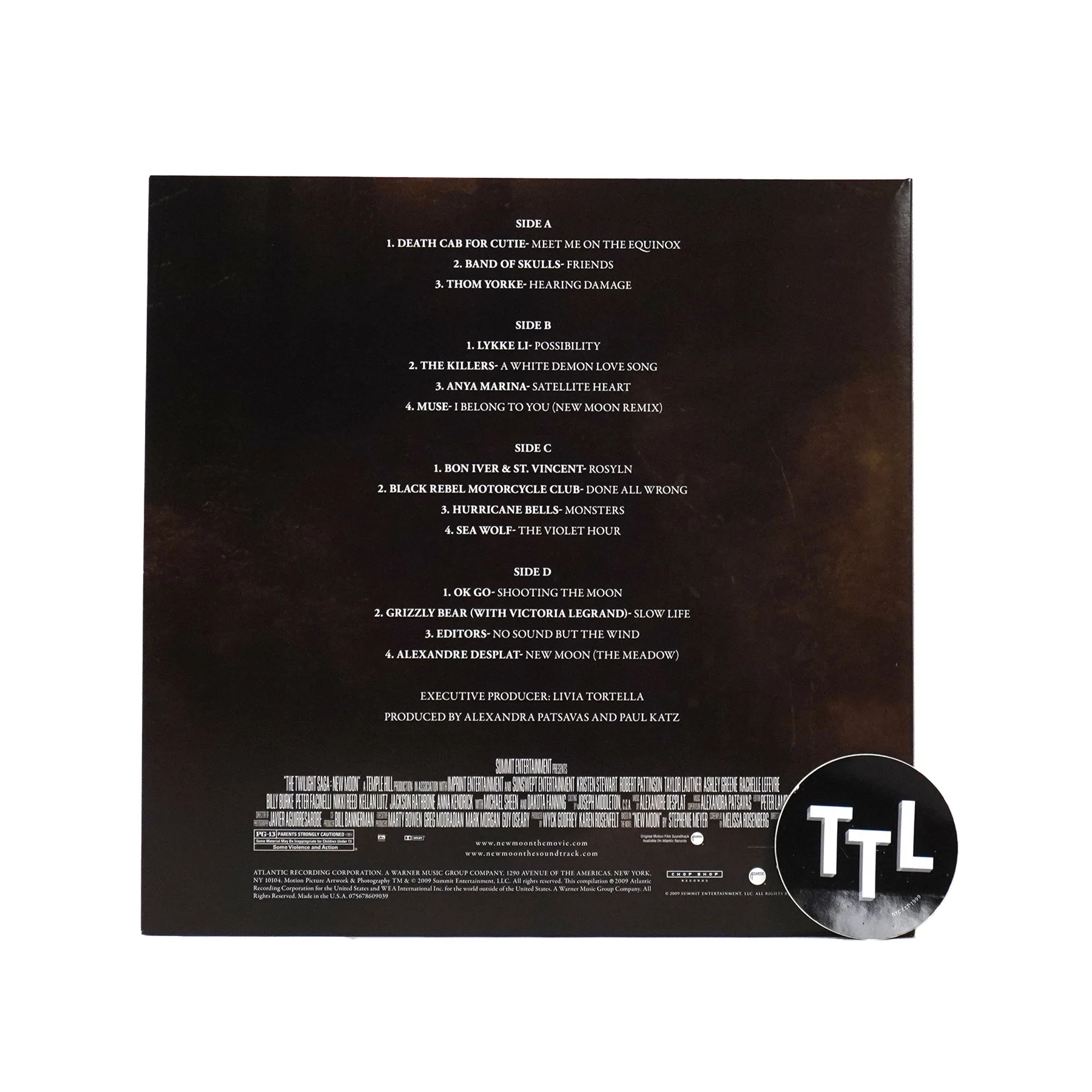 Twilight: The Twilight Saga New Moon Original Soundtrack (Metallic Marble Colored Vinyl) Vinyl 2LP - Image 3