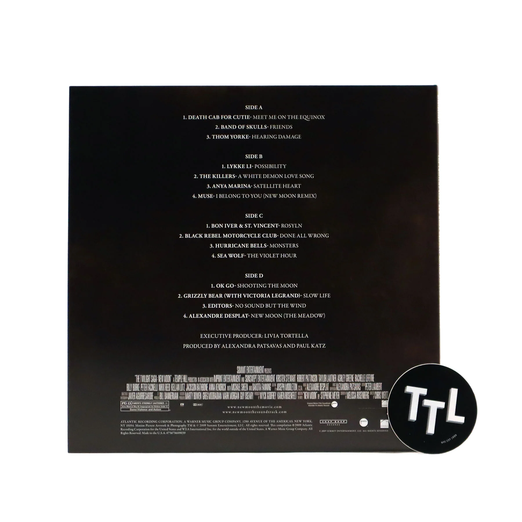 Twilight: The Twilight Saga New Moon Soundtrack (Indie Exclusive Colored Vinyl) Vinyl 2LP - Image 3