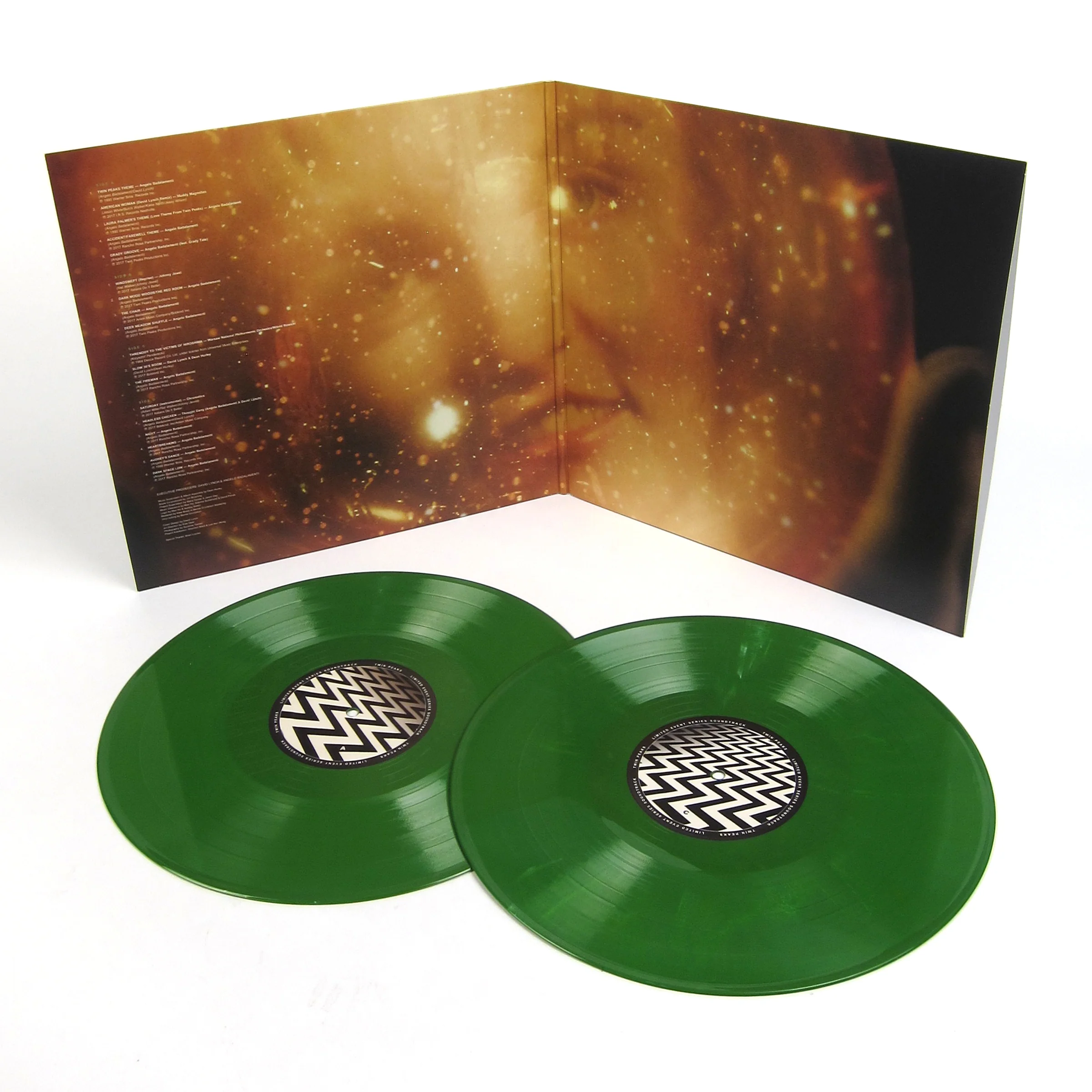 Twin Peaks: Limited Event Series Soundtrack (Indie Exclusive Neon Green Colored Vinyl) Vinyl 2LP - Image 2