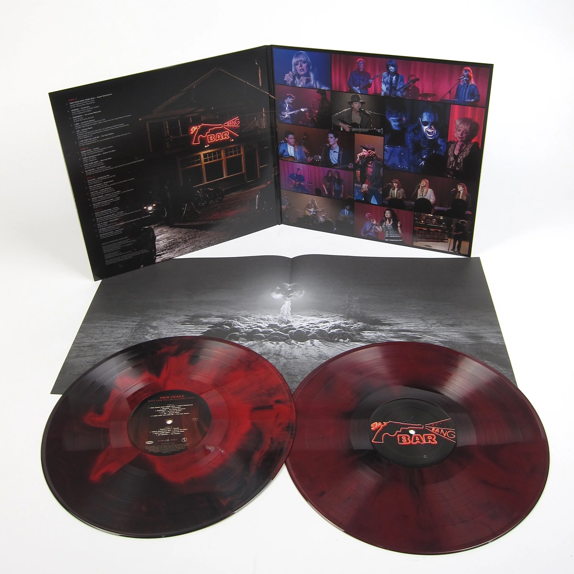 Twin Peaks: Music From The Limited Event Series (Indie Exclusive Red / Black Colored Vinyl) Vinyl 2LP - Image 2