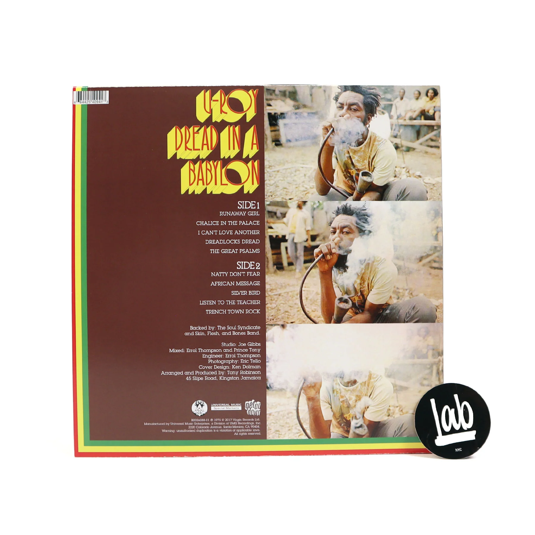 U-Roy: Dread In A Babylon Vinyl LP - Image 2