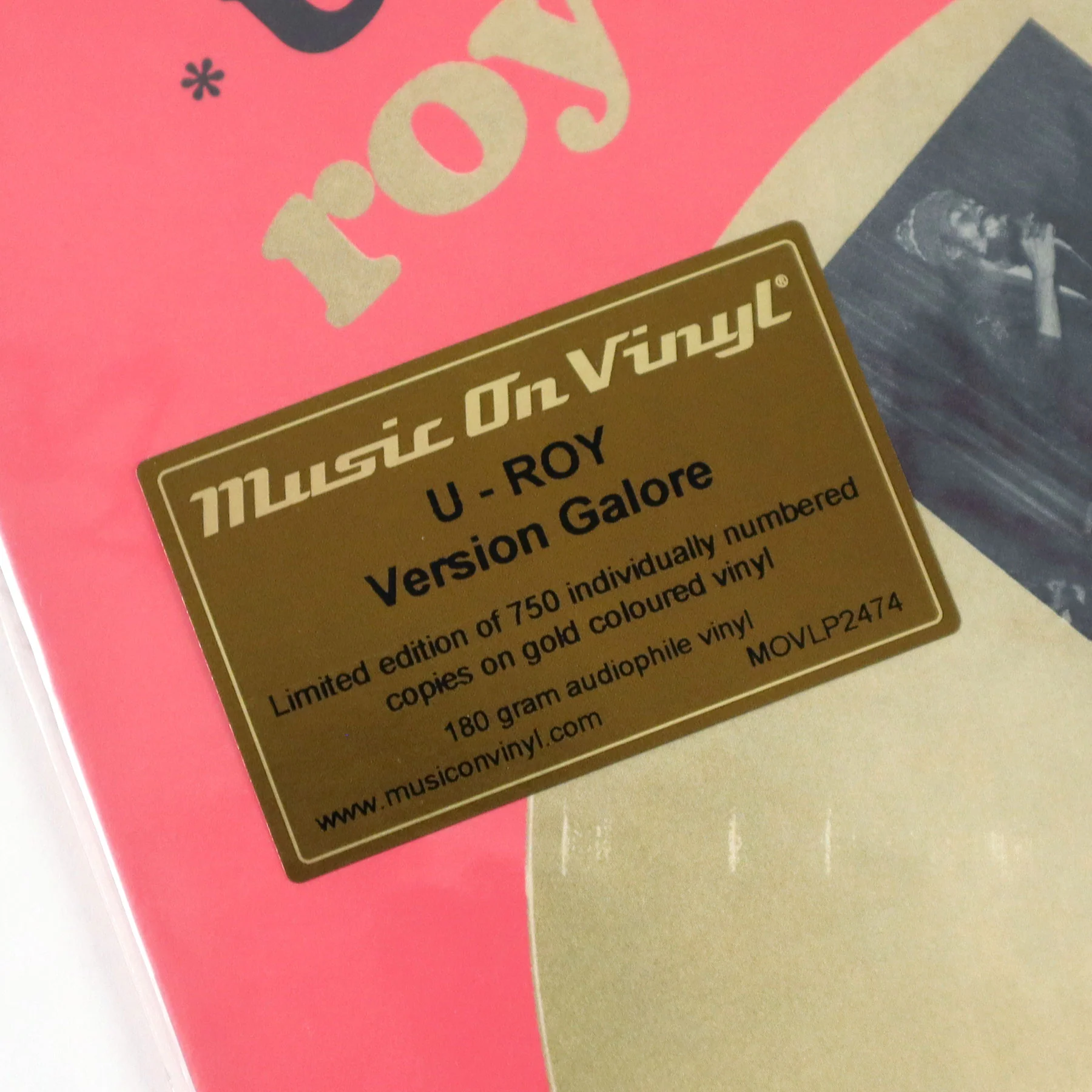 U-Roy: Version Galore (180g, Gold Colored Vinyl) Vinyl LP - Image 4