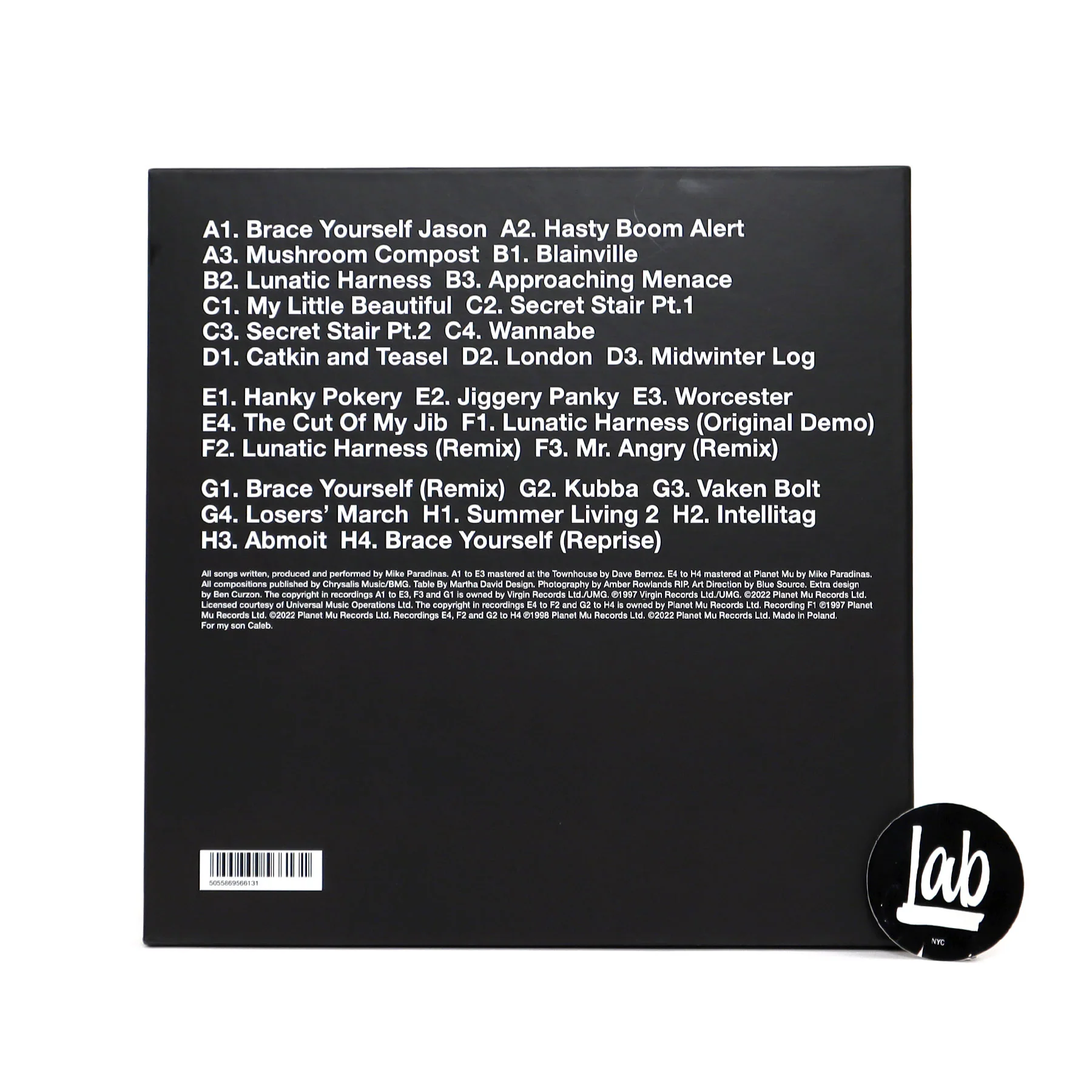 u-Ziq: Lunatic Harness Vinyl 4LP Boxset - Image 3