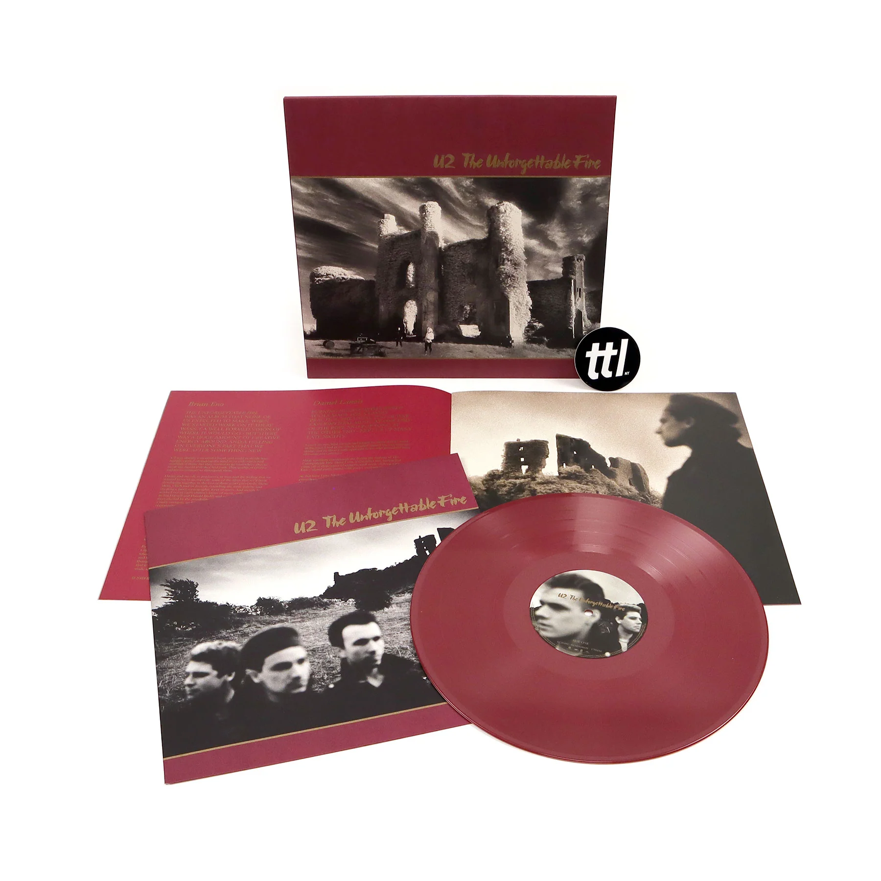 U2: The Unforgettable Fire - 35th Anniversary Edition (180g, Colored Vinyl) Vinyl LP - Image 2