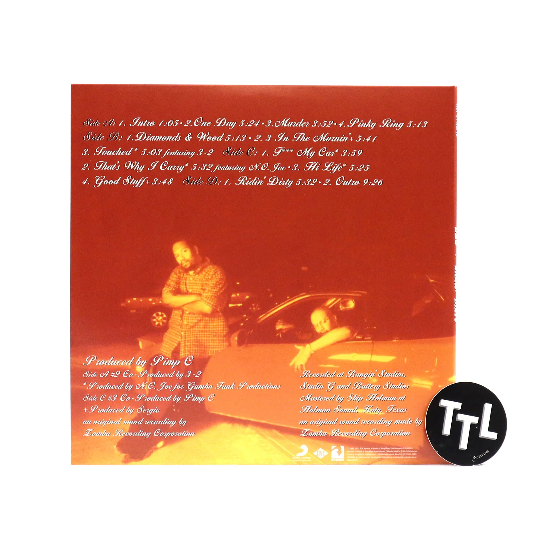 UGK: Ridin' Dirty (Colored Vinyl) Vinyl 2LP - Image 3