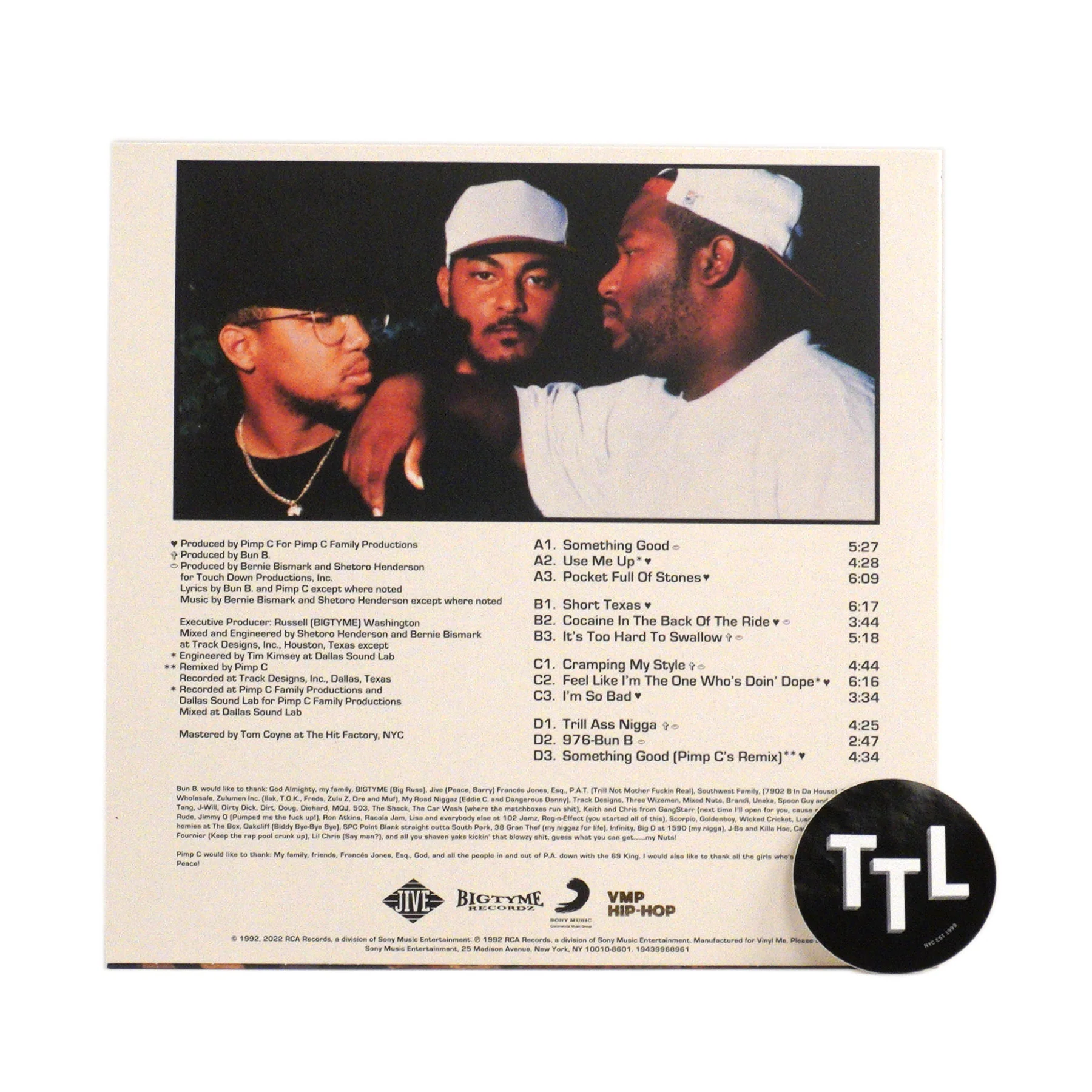 UGK: Too Hard To Swallow (Neon Yellow Colored Vinyl) Vinyl 2LP - Image 3