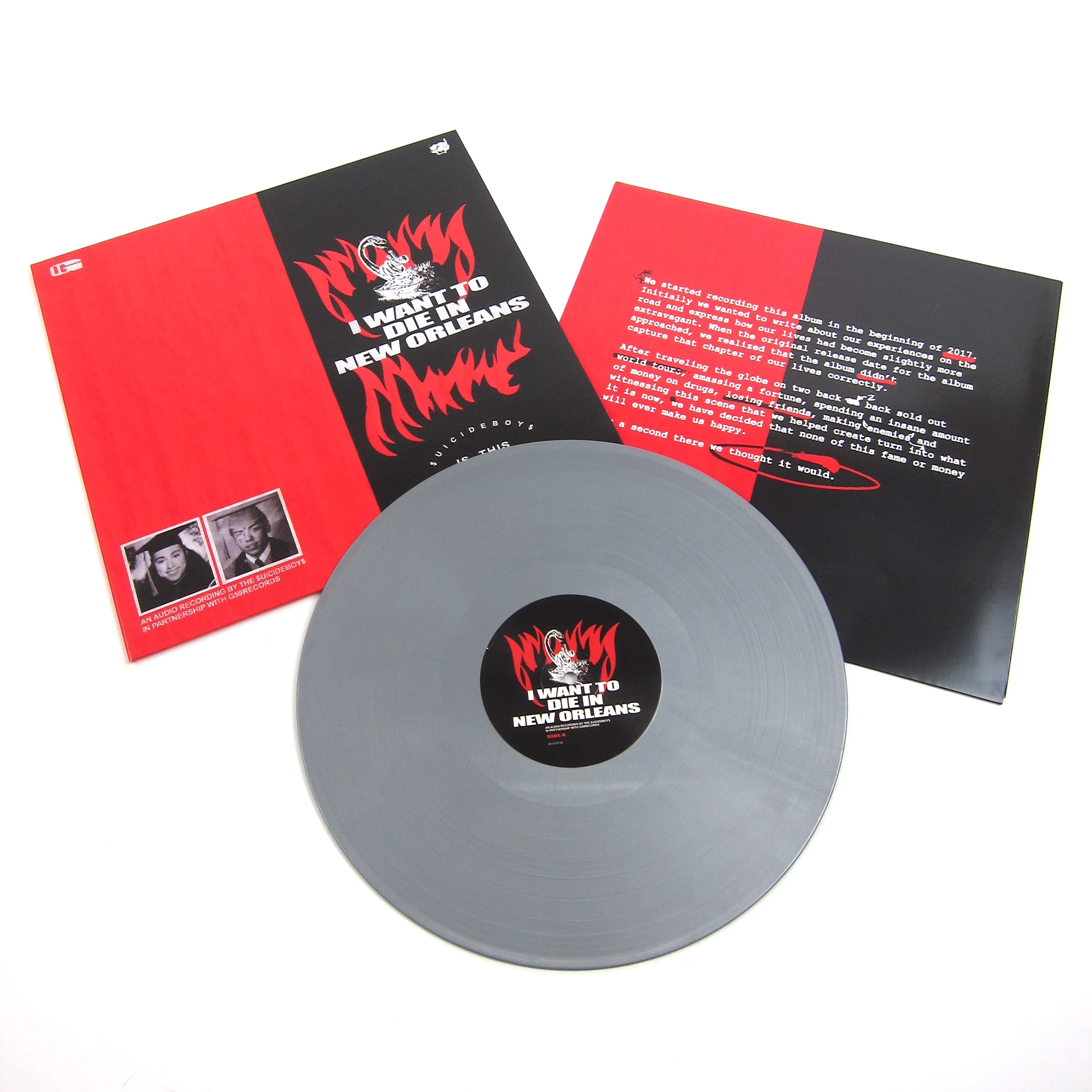 $uicideboy$: I Want To Die In New Orleans (Silver Colored Vinyl) Vinyl LP - Image 2