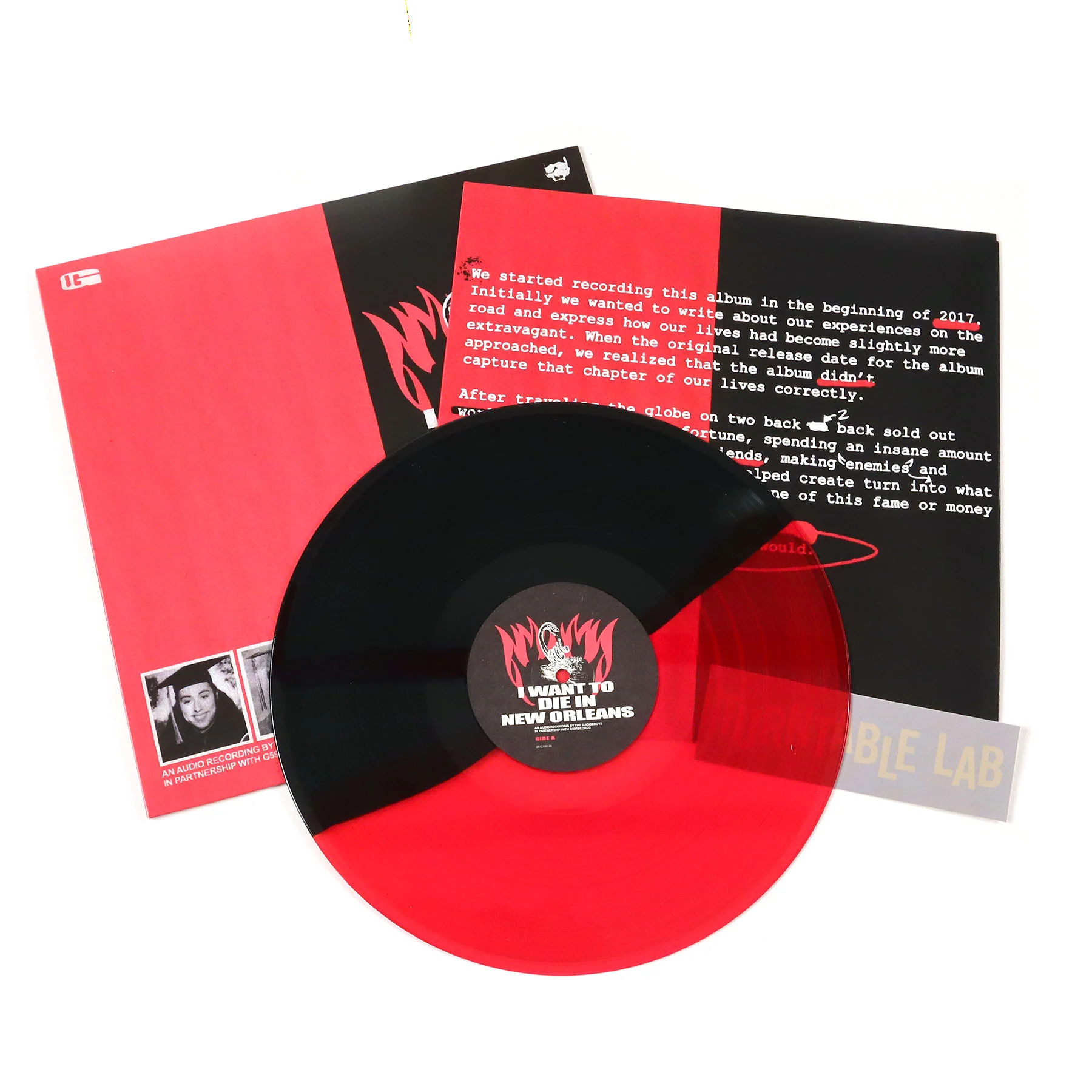 $uicideboy$: I Want To Die In New Orleans (Red & Black Colored Vinyl) Vinyl LP - Image 2