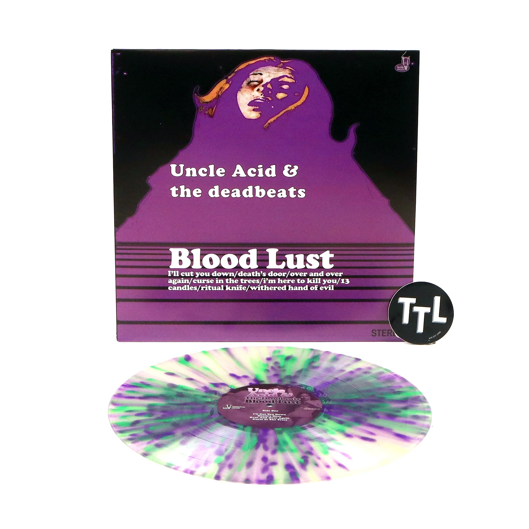 Uncle Acid & The Deadbeats: Blood Lust (Purple & Green Splatter Colored Vinyl) Vinyl LP - Image 2