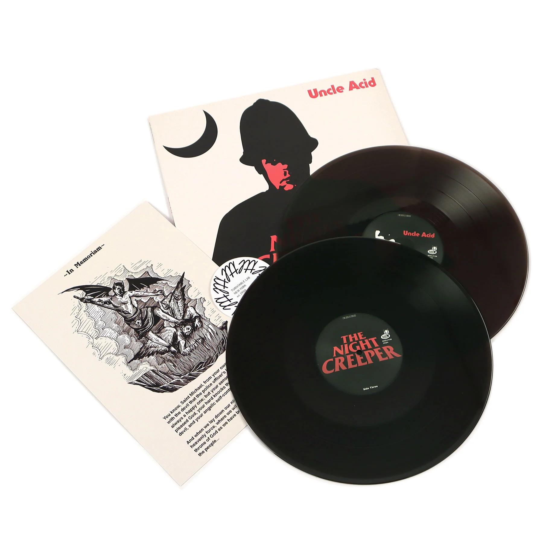 Uncle Acid & The Deadbeats: The Night Creeper (Swampy Green Colored Vinyl) Vinyl 2LP - Image 3