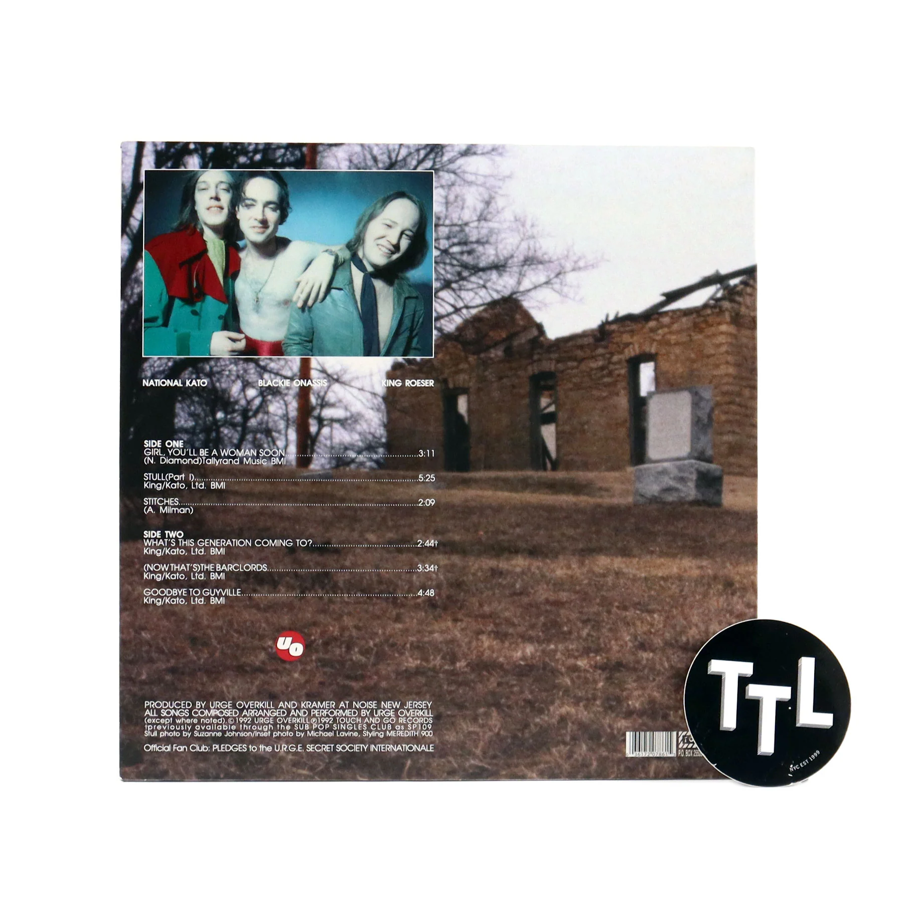 Urge Overkill: Stull (Colored Vinyl) Vinyl 10" - Image 3