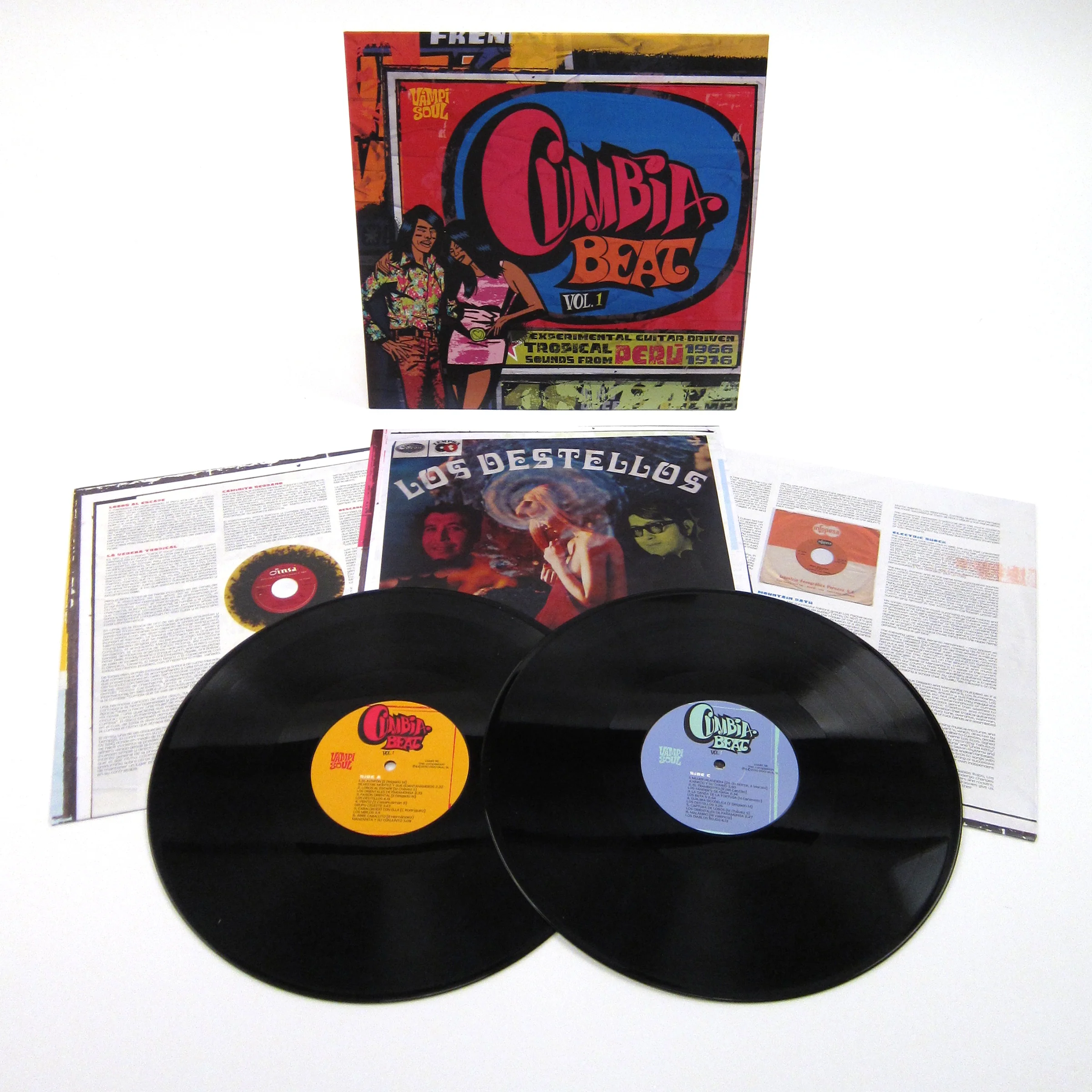 Vampi Soul: Cumbia Beat Vol.1 - Experimental Guitar-Driven Tropical Sounds From Peru 1966-76 Vinyl 2LP - Image 2