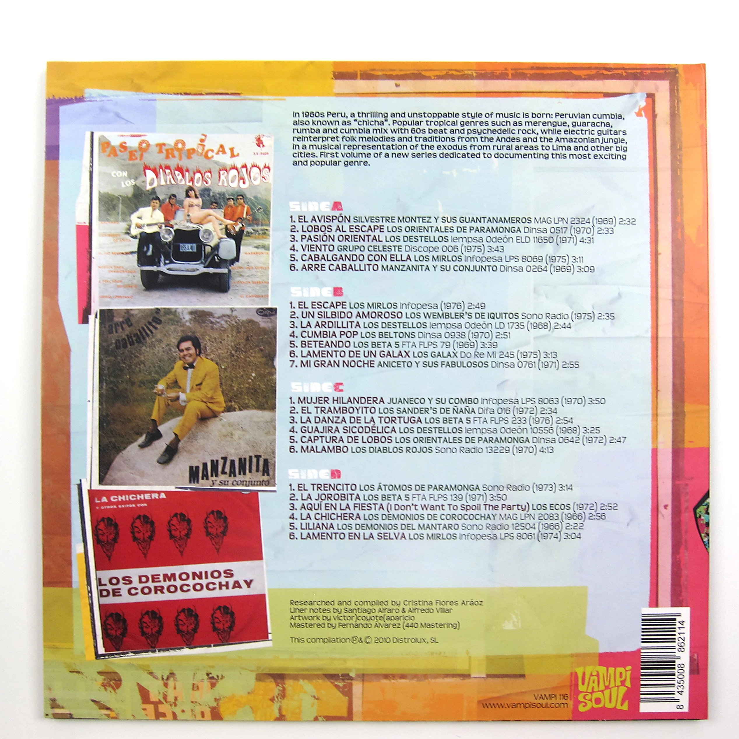 Vampi Soul: Cumbia Beat Vol.1 - Experimental Guitar-Driven Tropical Sounds From Peru 1966-76 Vinyl 2LP - Image 3