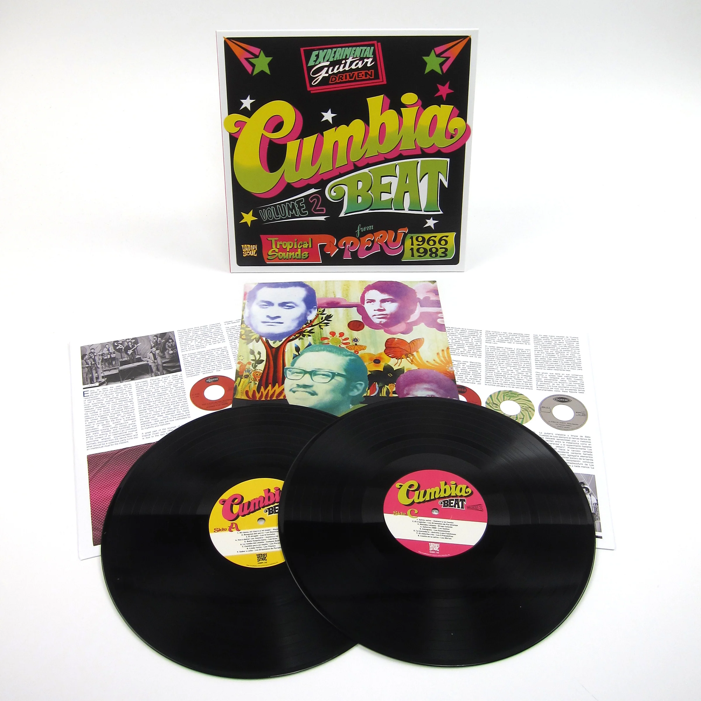 Vampi Soul: Cumbia Beat Vol.2 - Experimental Guitar-Driven Tropical Sounds From Peru 1966-83 Vinyl 2LP - Image 2