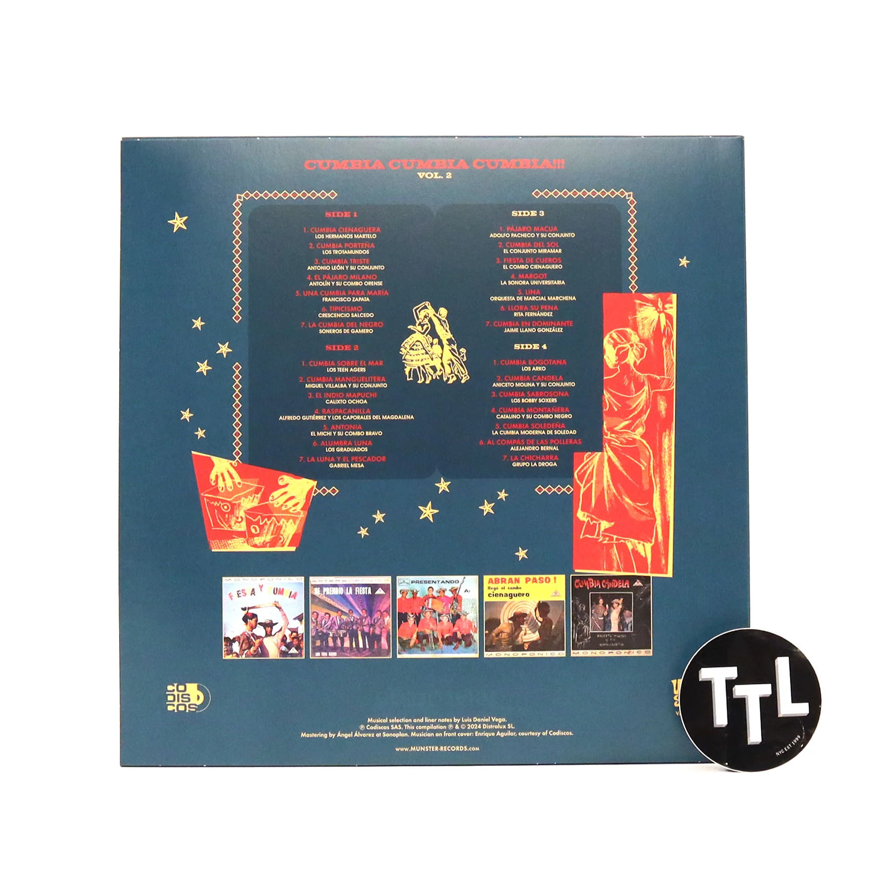 Vampi Soul: Cumbia Cumbia Cumbia!!! Vol.2 Vinyl 2LP - Image 3