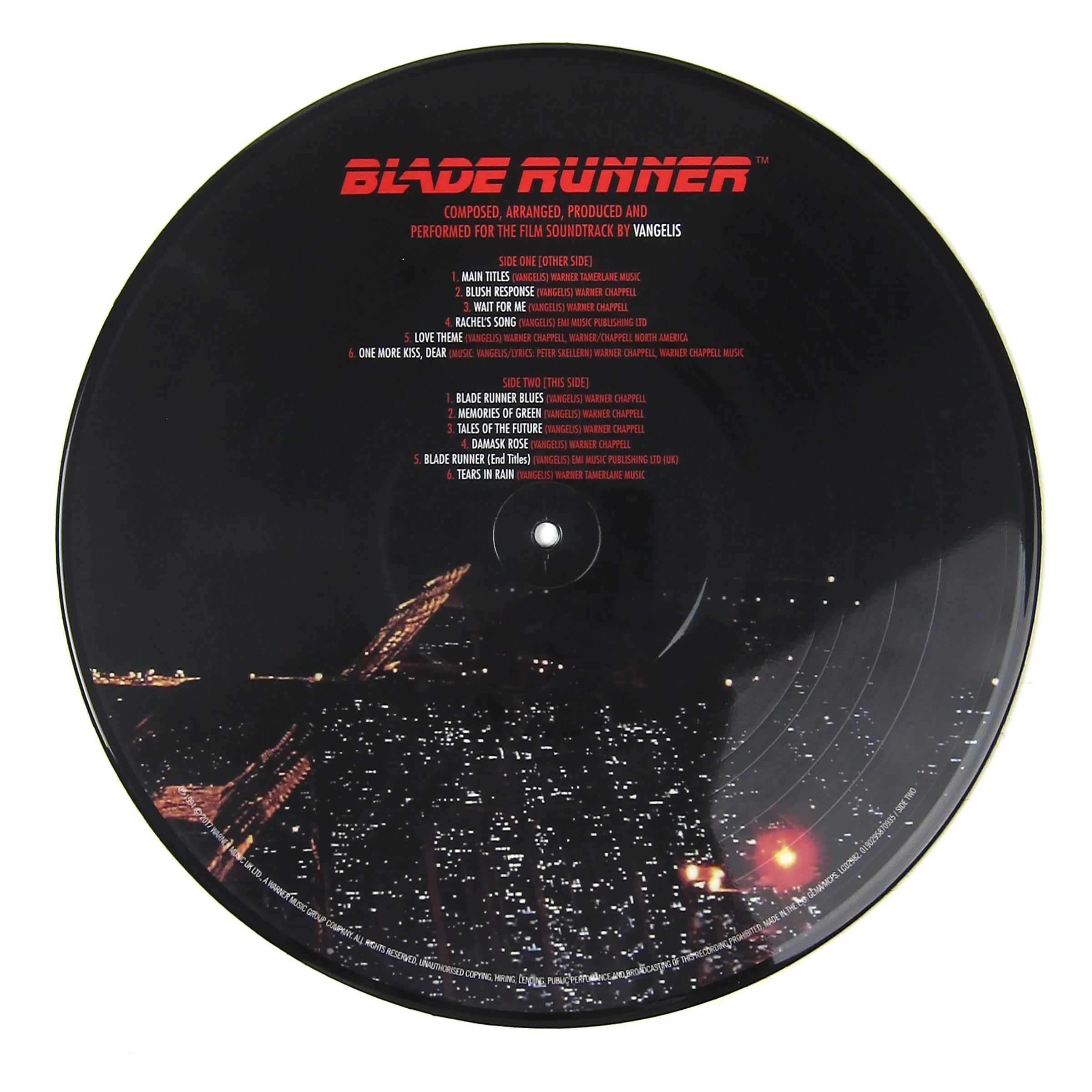 Vangelis: Blade Runner Soundtrack (Pic Disc) Vinyl LP (Record Store Day) - Image 3