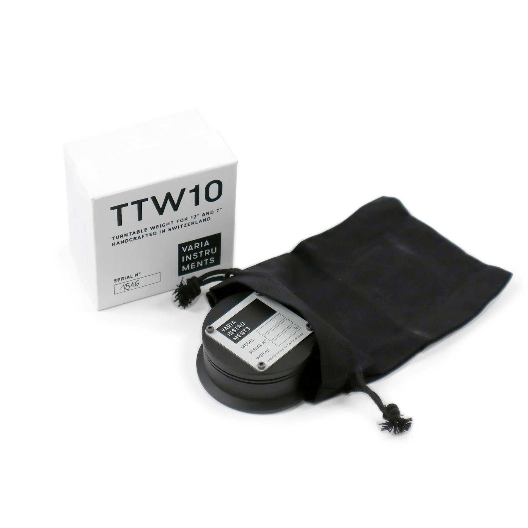 Varia Instruments: TTW10 Turntable Weight for 12" + 7" Records - Image 7