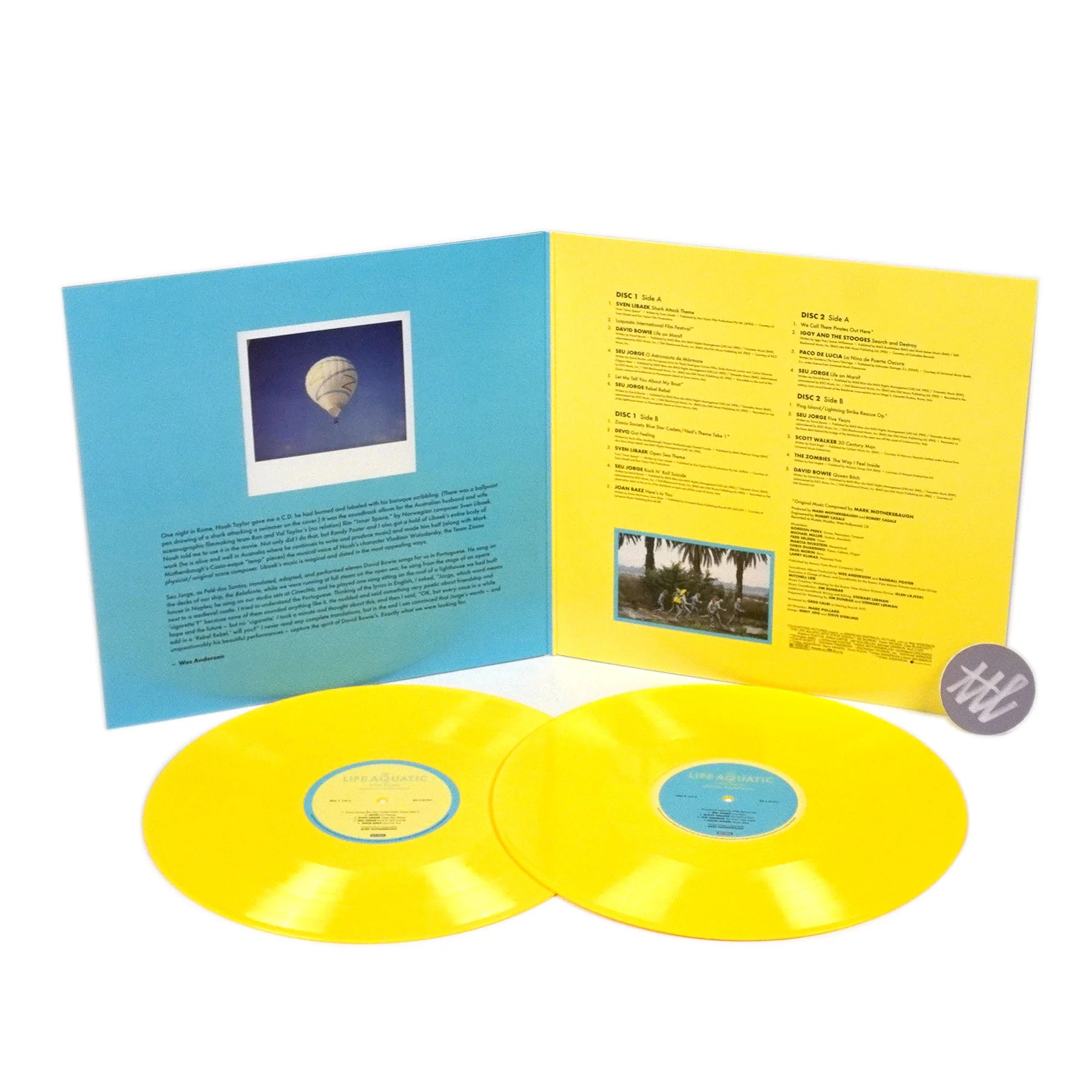 The Life Aquatic With Steve Zissou: Soundtrack (Colored Vinyl) Vinyl 2LP - Image 2