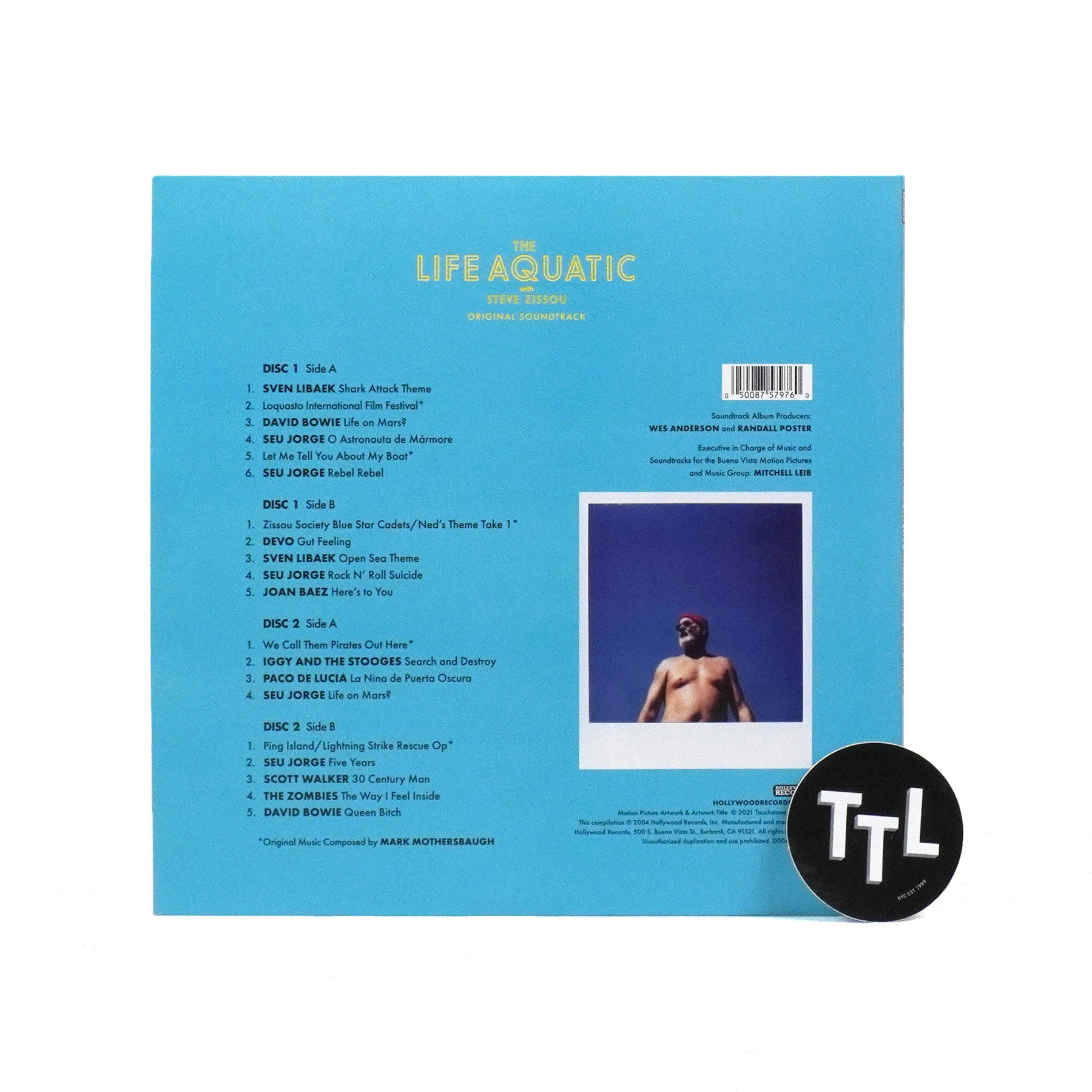 The Life Aquatic With Steve Zissou: Soundtrack (Colored Vinyl) Vinyl 2LP - Image 3