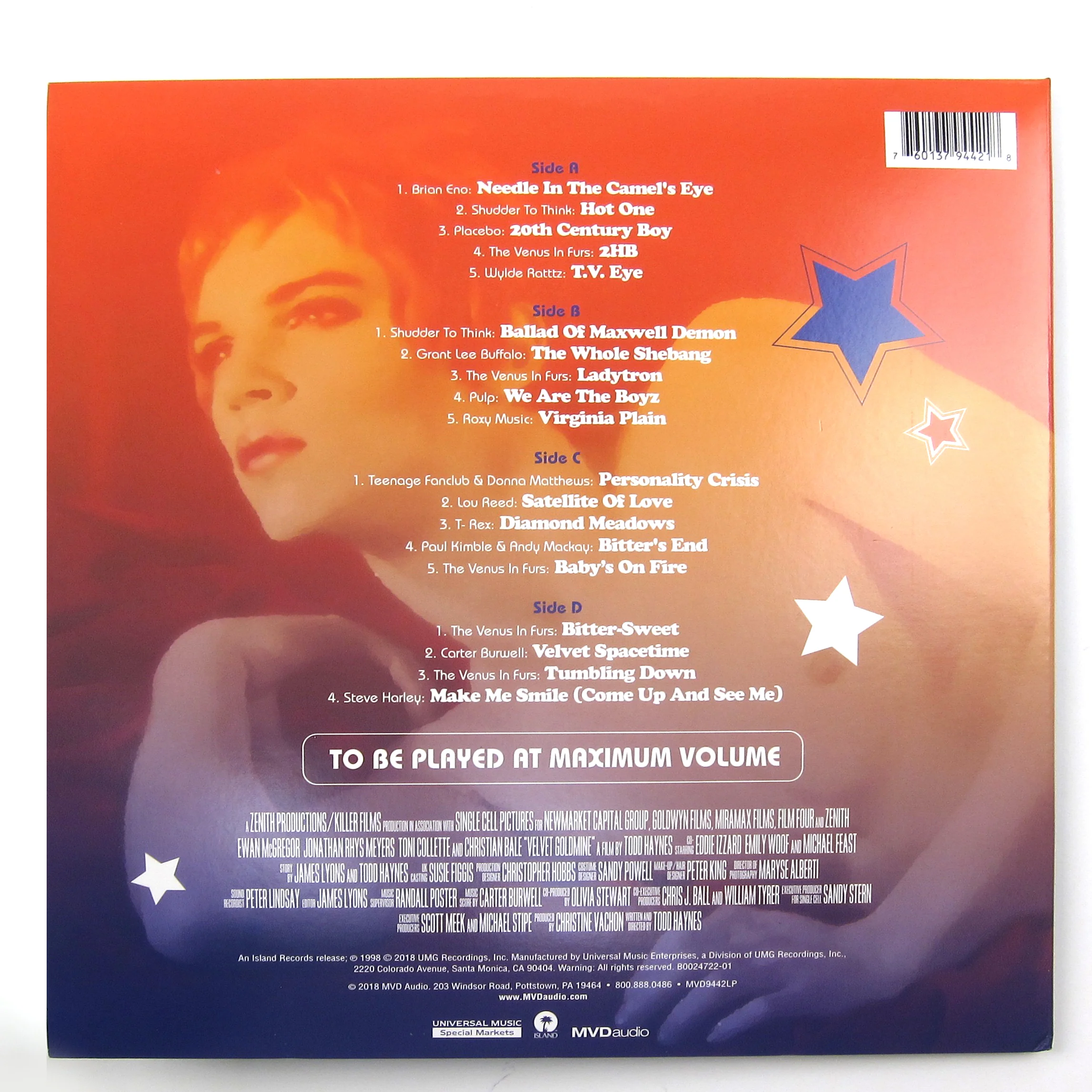 Velvet Goldmine: Velvet Goldmine Soundtrack (Colored Vinyl) Vinyl 2LP - Image 3
