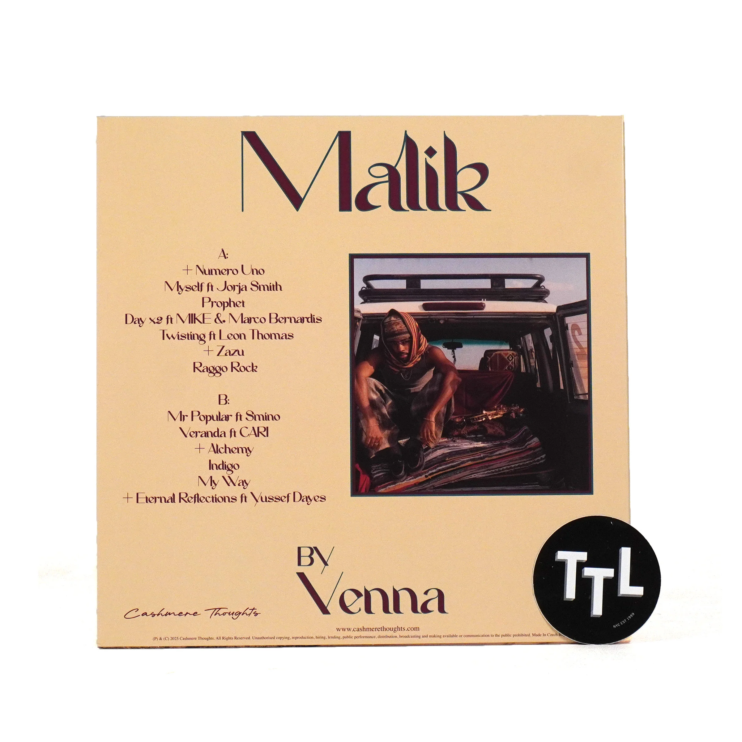 Venna: Malik Vinyl LP - Image 3