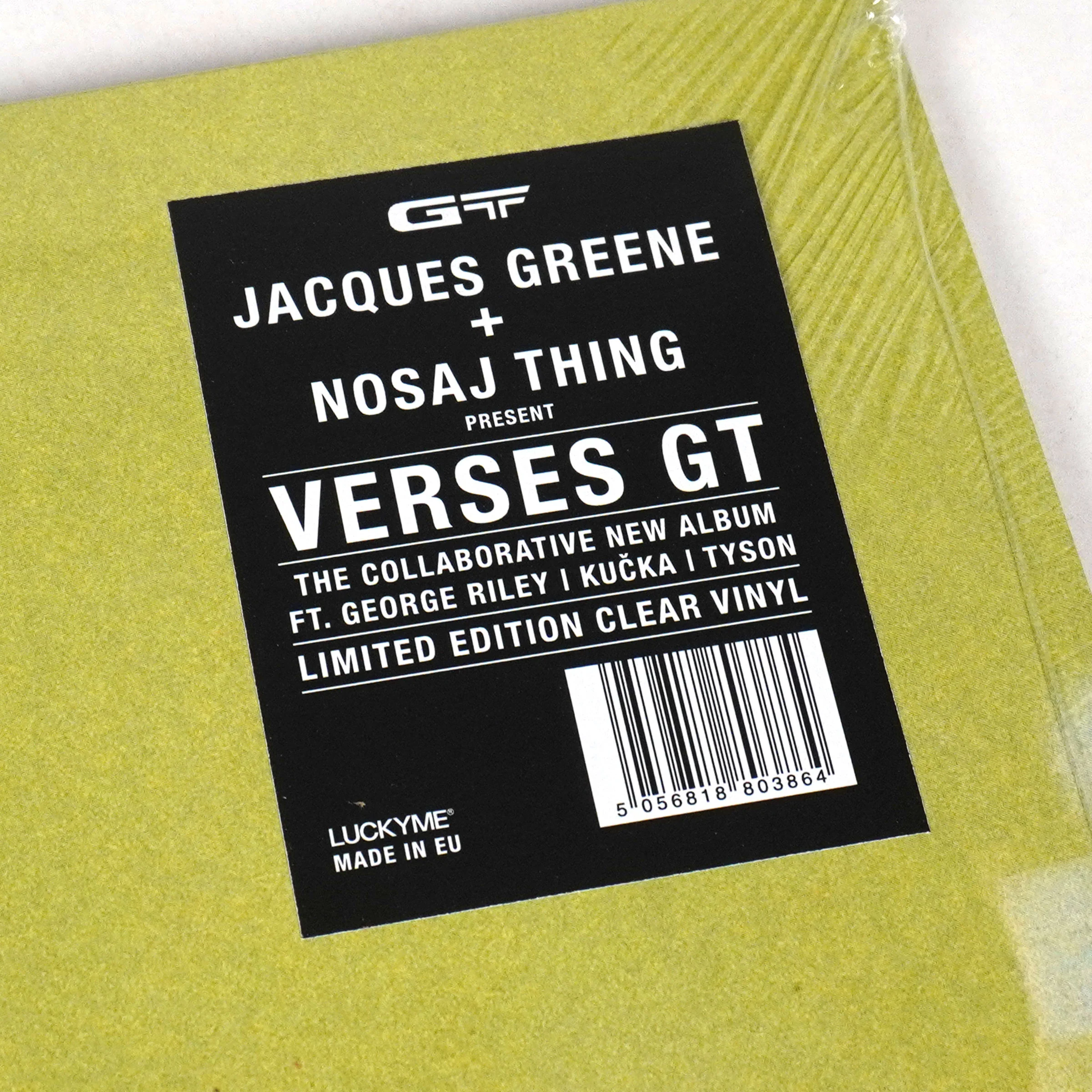 Verses GT: Verses GT (Jacques Greene, Nosaj Thing) (Colored Vinyl) Vinyl LP - Image 4
