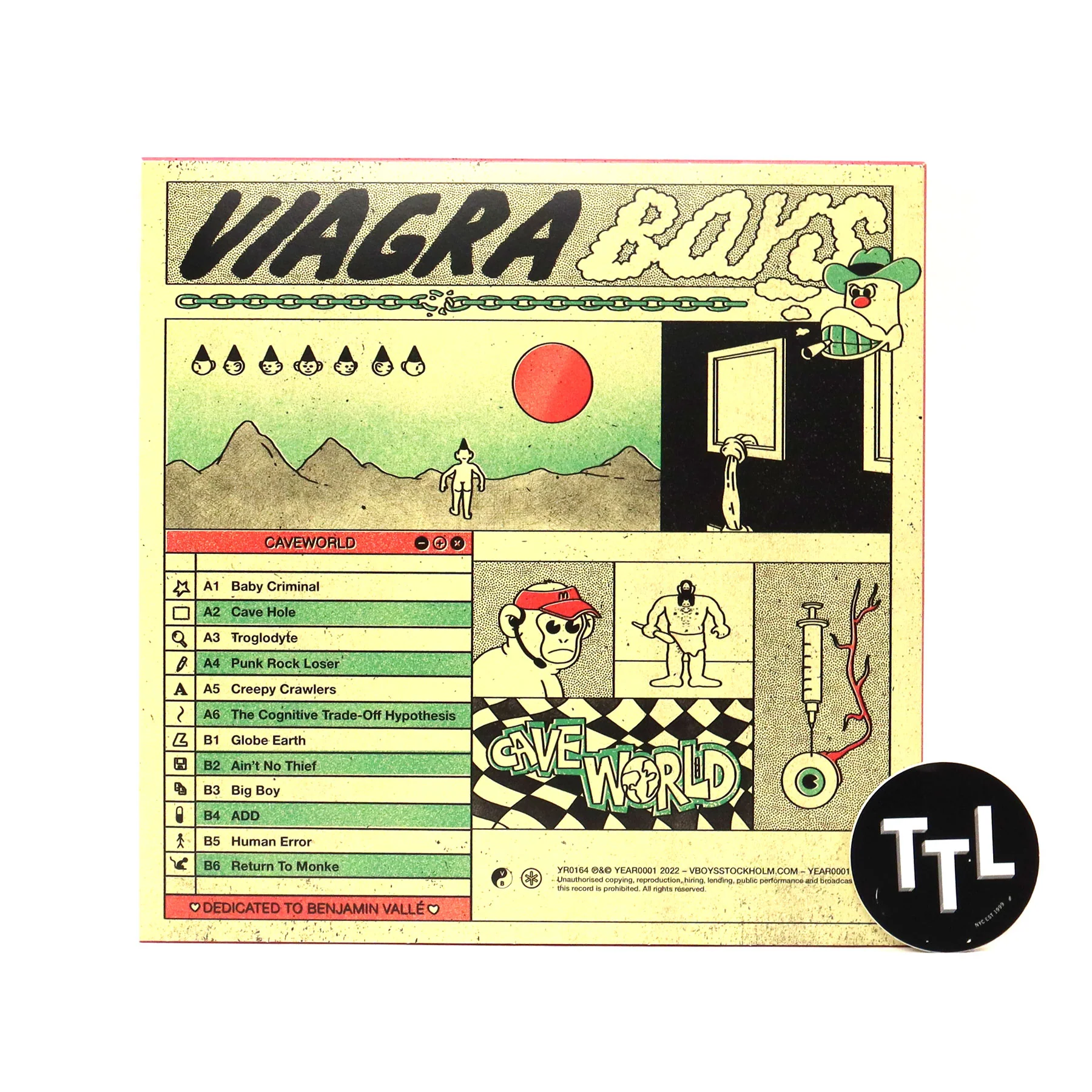 Viagra Boys: Cave World Vinyl LP - Image 2