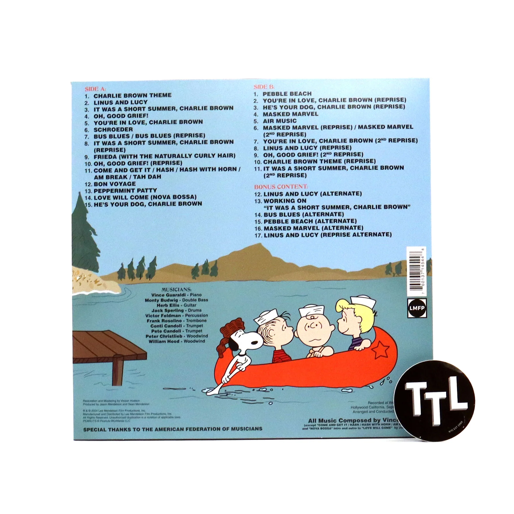Vince Guaraldi: It Was A Short Summer, Charlie Brown (Indie Exclusive Colored Vinyl) Vinyl LP - Image 3
