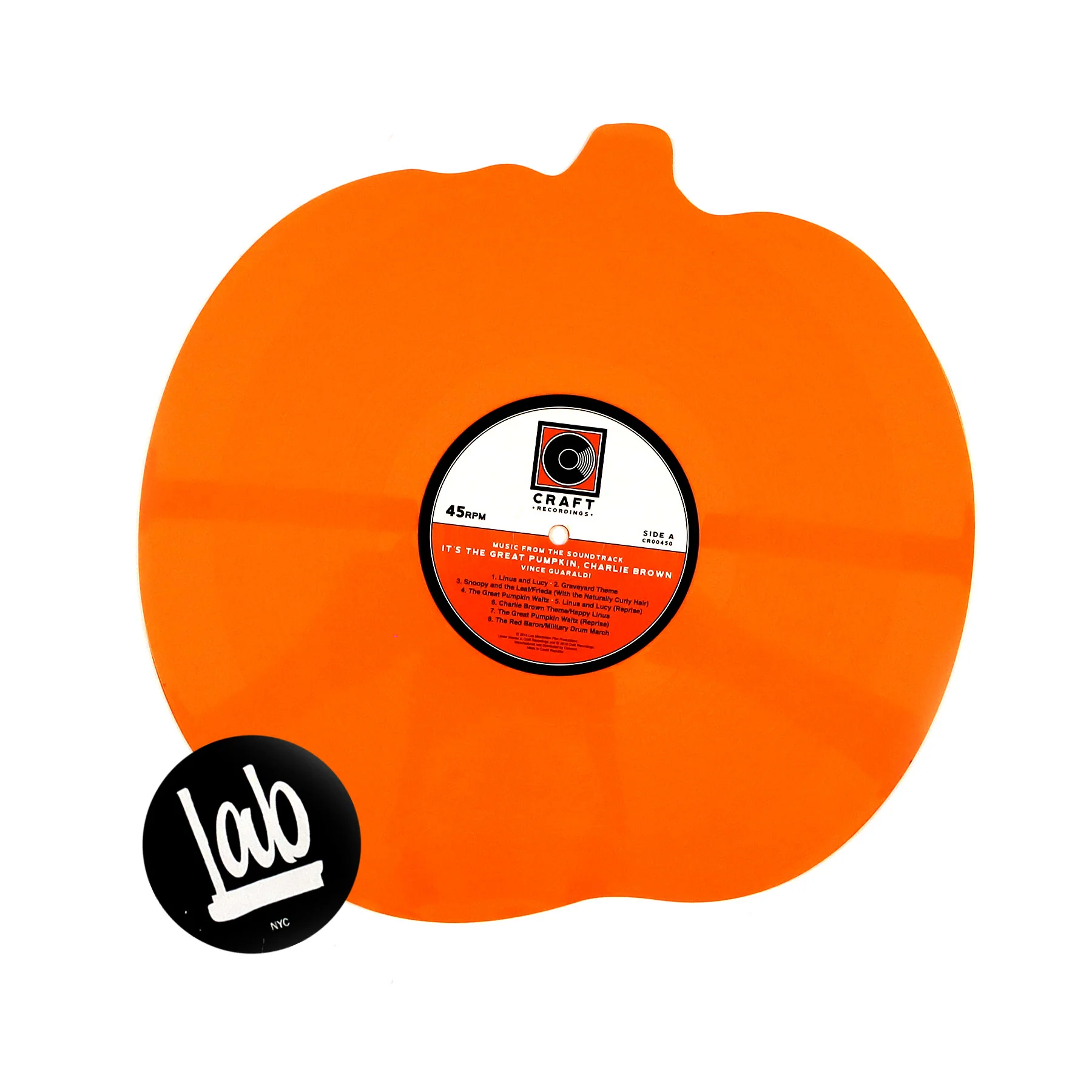 Vince Guaraldi: It's The Great Pumpkin, Charlie Brown (Pumpkin Shaped Colored Vinyl) Vinyl LP - Image 2