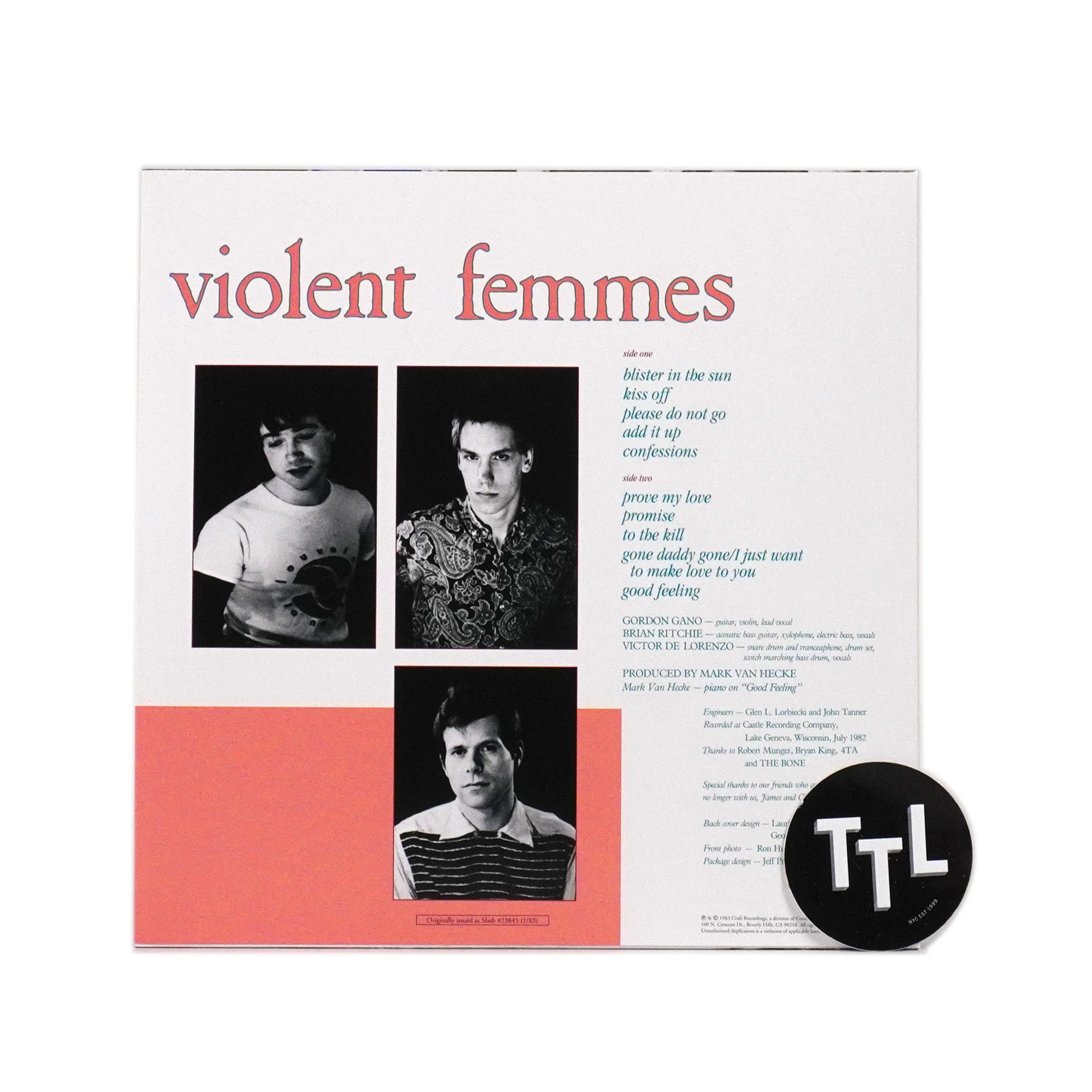 Violent Femmes: Violent Femmes (180g Colored Vinyl) Vinyl LP - Image 3