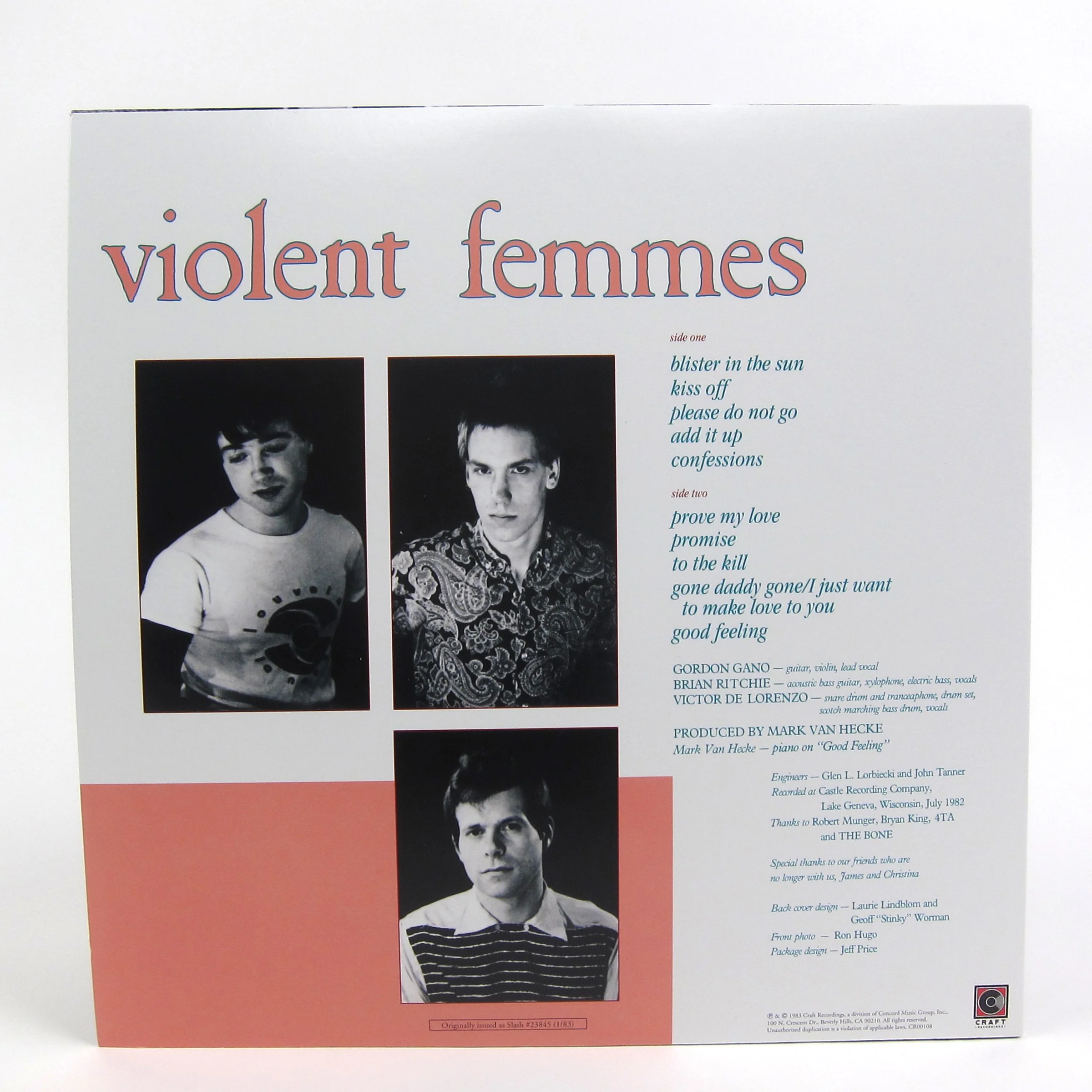 Violent Femmes: Violent Femmes (180g) Vinyl LP - Image 3
