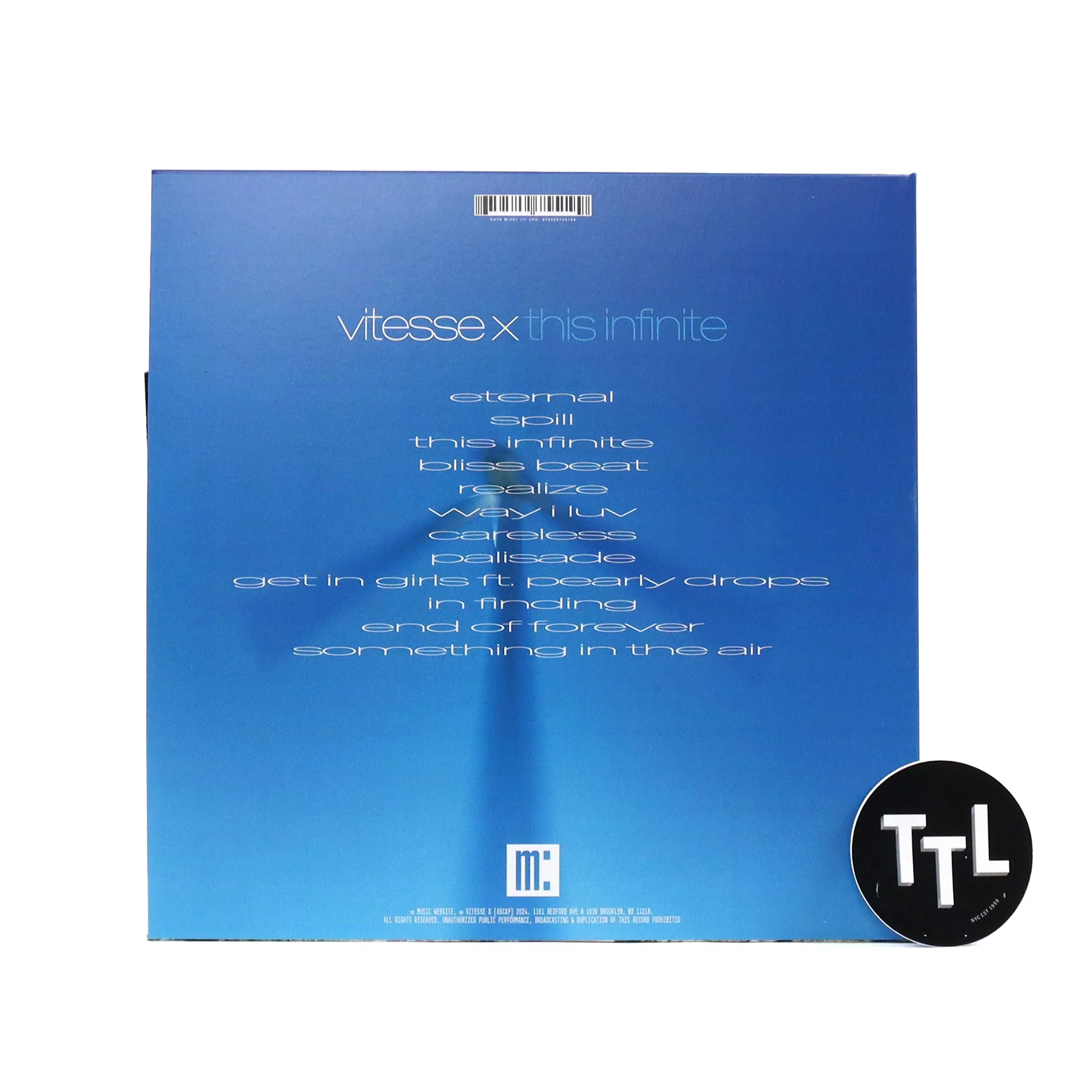 Vitesse X: This Infinite (Indie Exclusive Colored Vinyl) Vinyl LP+7" Flexidisc - Image 4