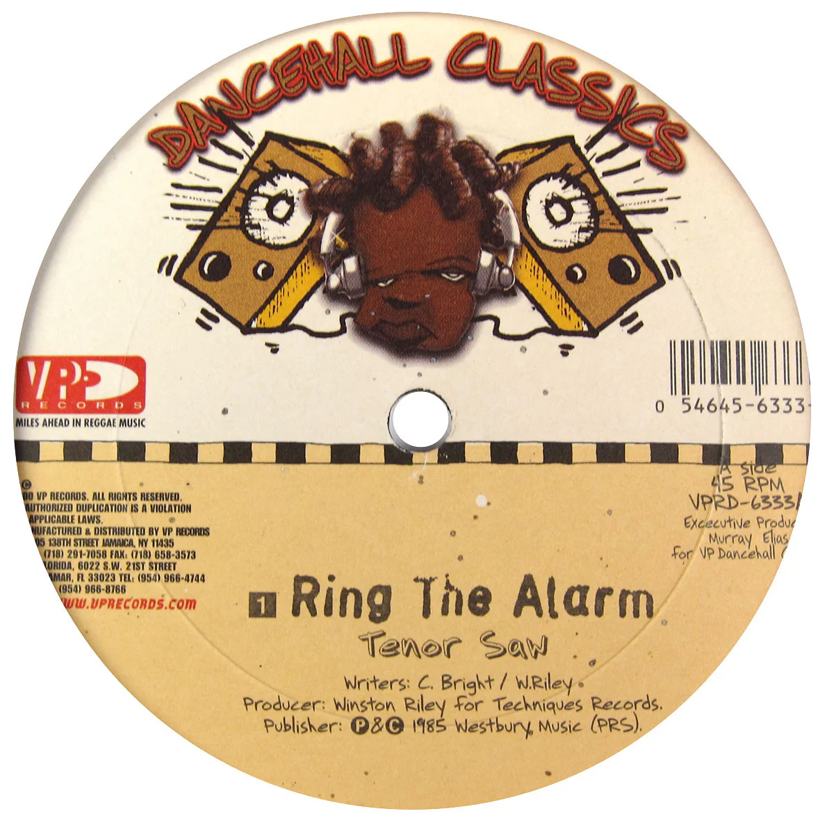 VP Records: Dancehall Classics 5x12" Pack (Diseases, Murder She Wrote, Ring The Alarm, Bam Bam) - Image 6